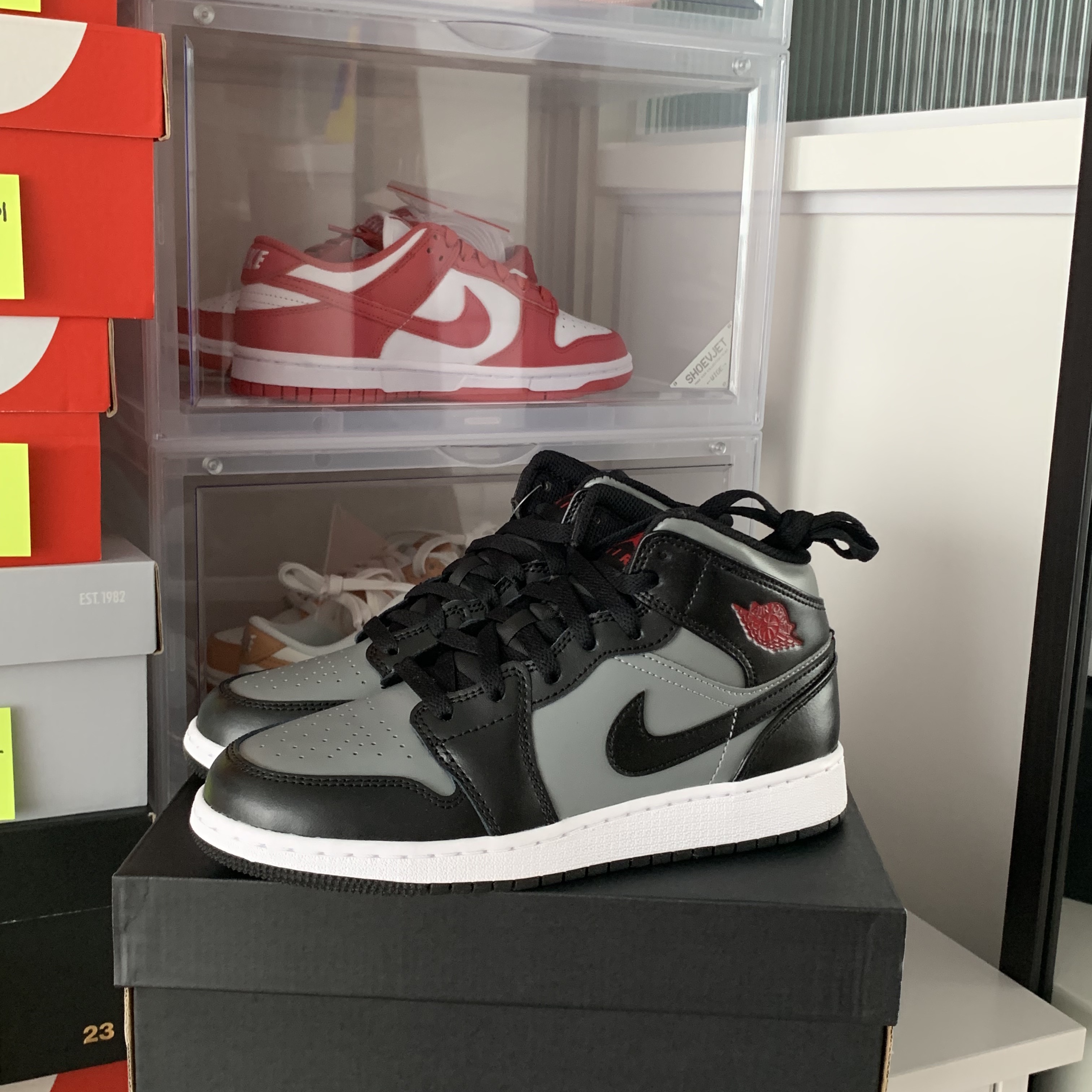 (GS) Jordan 1 Mid Shadow 착용 스타일