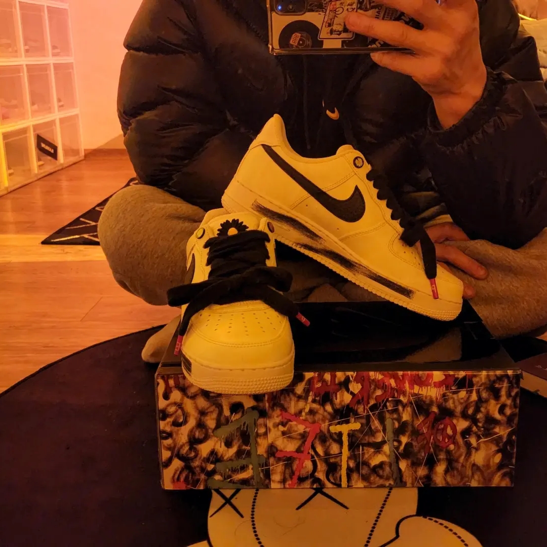 Nike x Peaceminusone Air Force 1 Low Para-Noise 2.0 착용 스타일 - 1