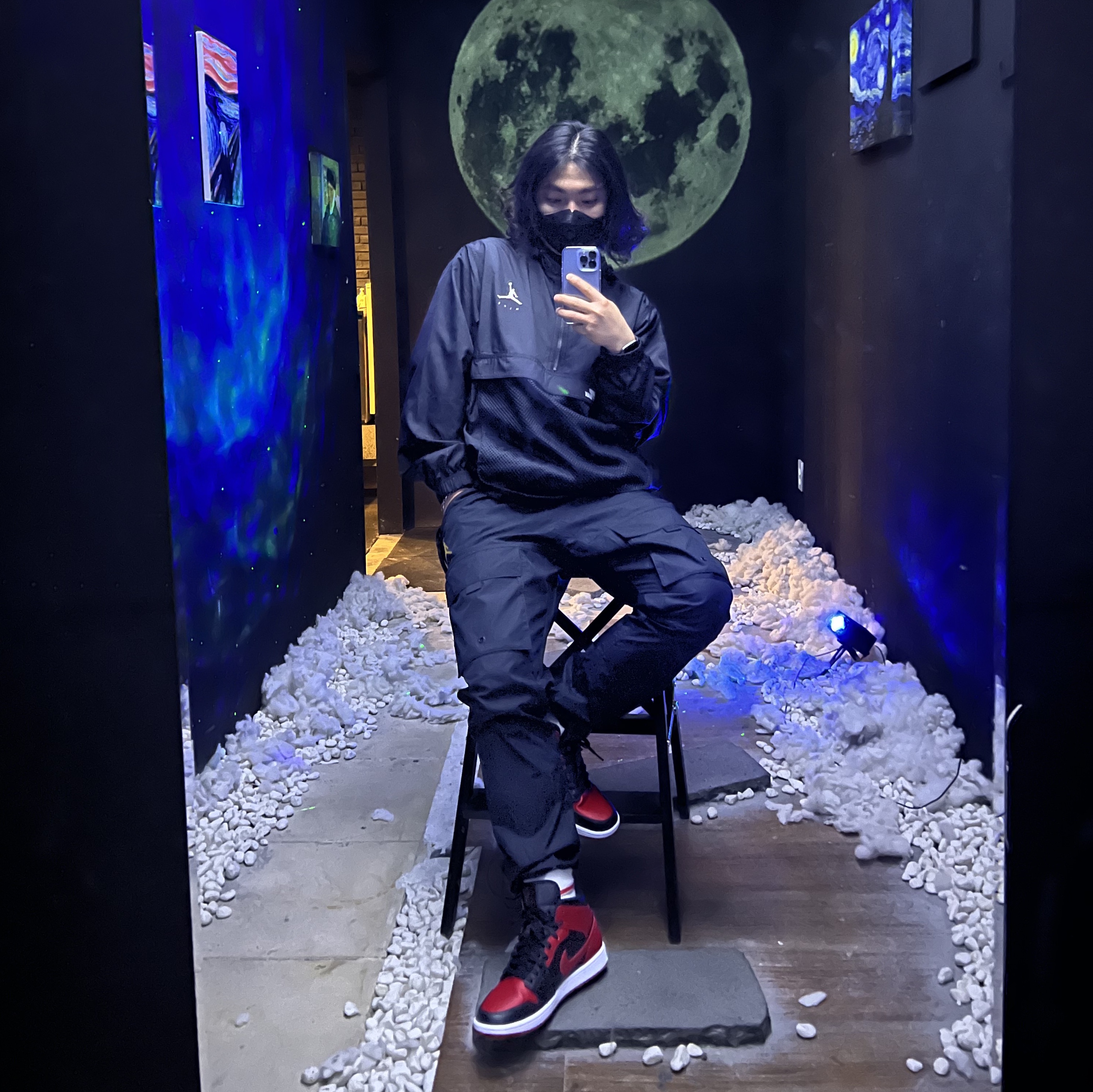 Jordan 1 Mid Bred Banned 2020 착용 스타일