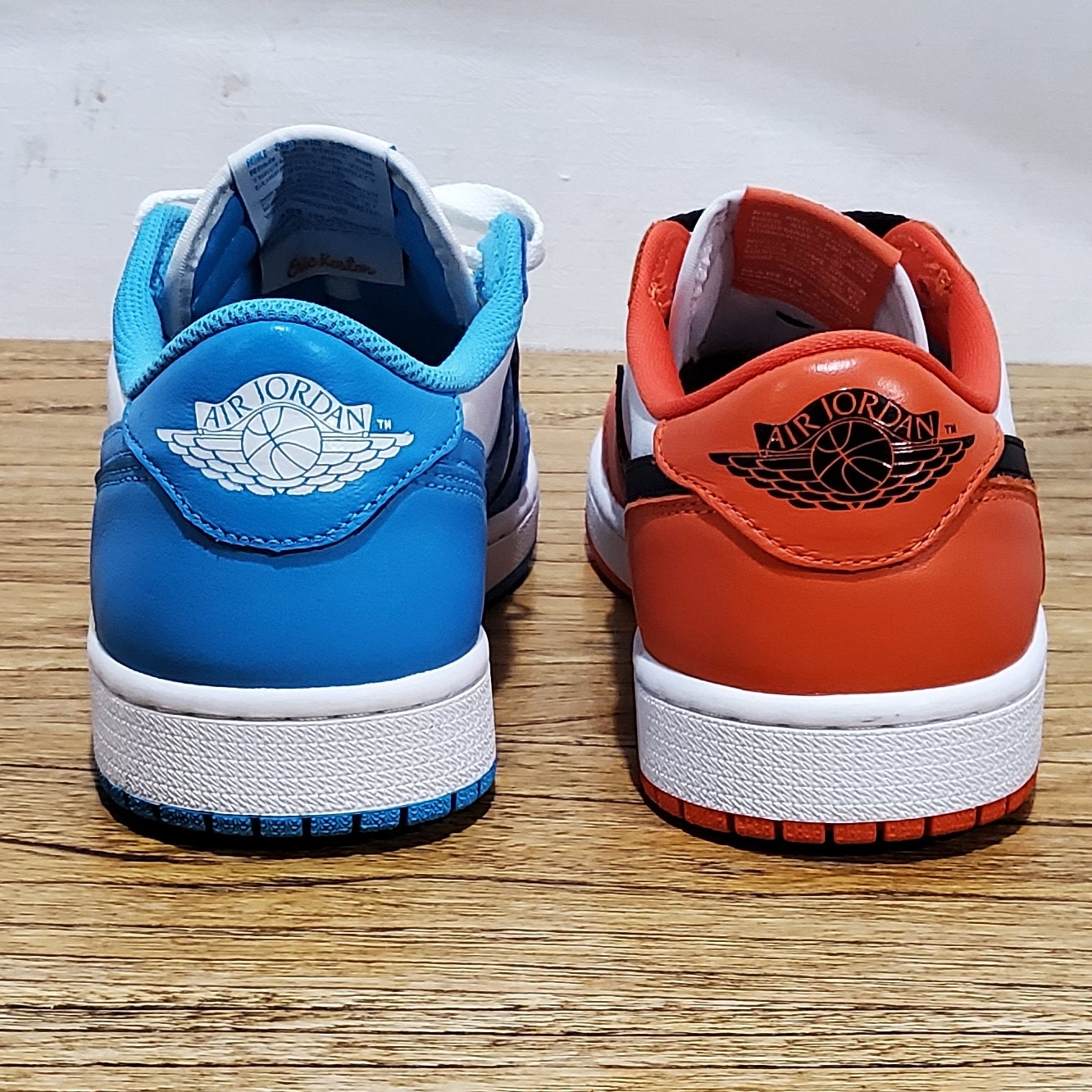 Jordan 1 Low SB UNC, Jordan 1 Low OG Starfish 착용 스타일 - 3