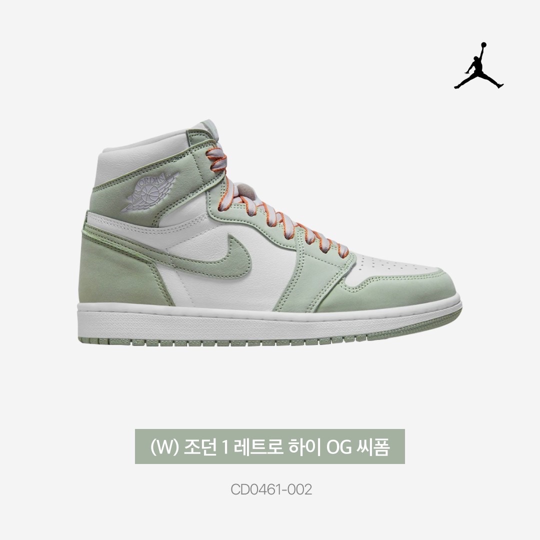 (W) Jordan 1 Retro High OG Seafoam 착용 스타일 - 5