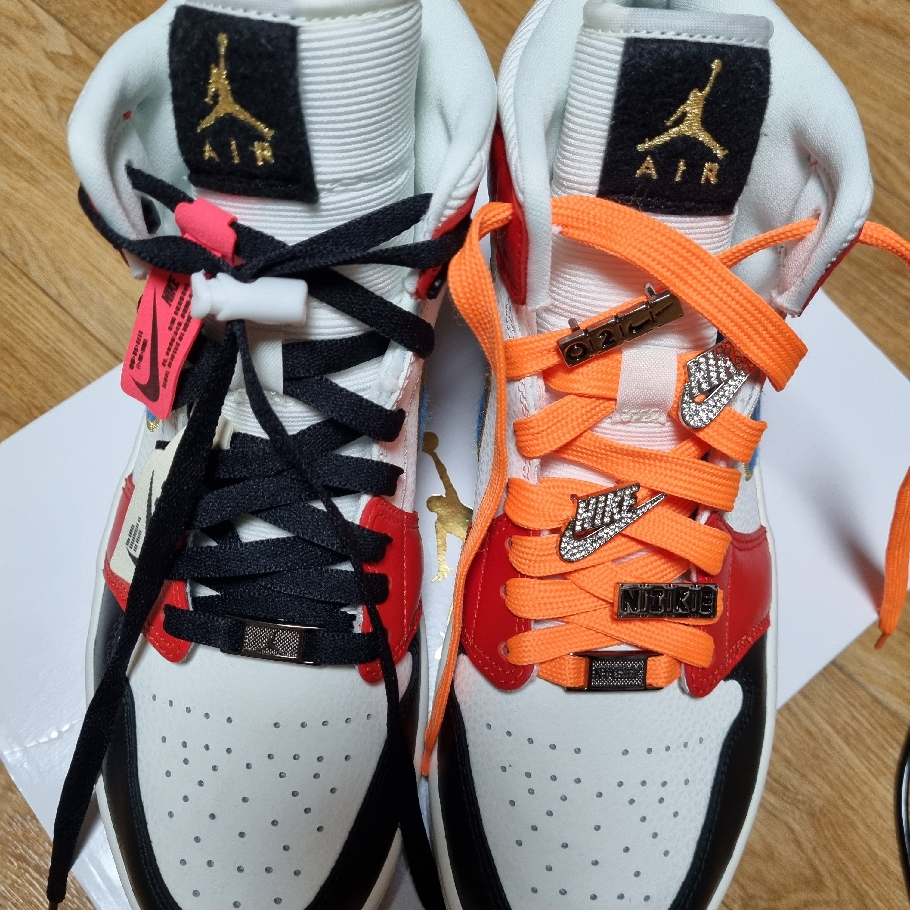 (W) Jordan 1 Mid Homecoming 착용 스타일 - 1