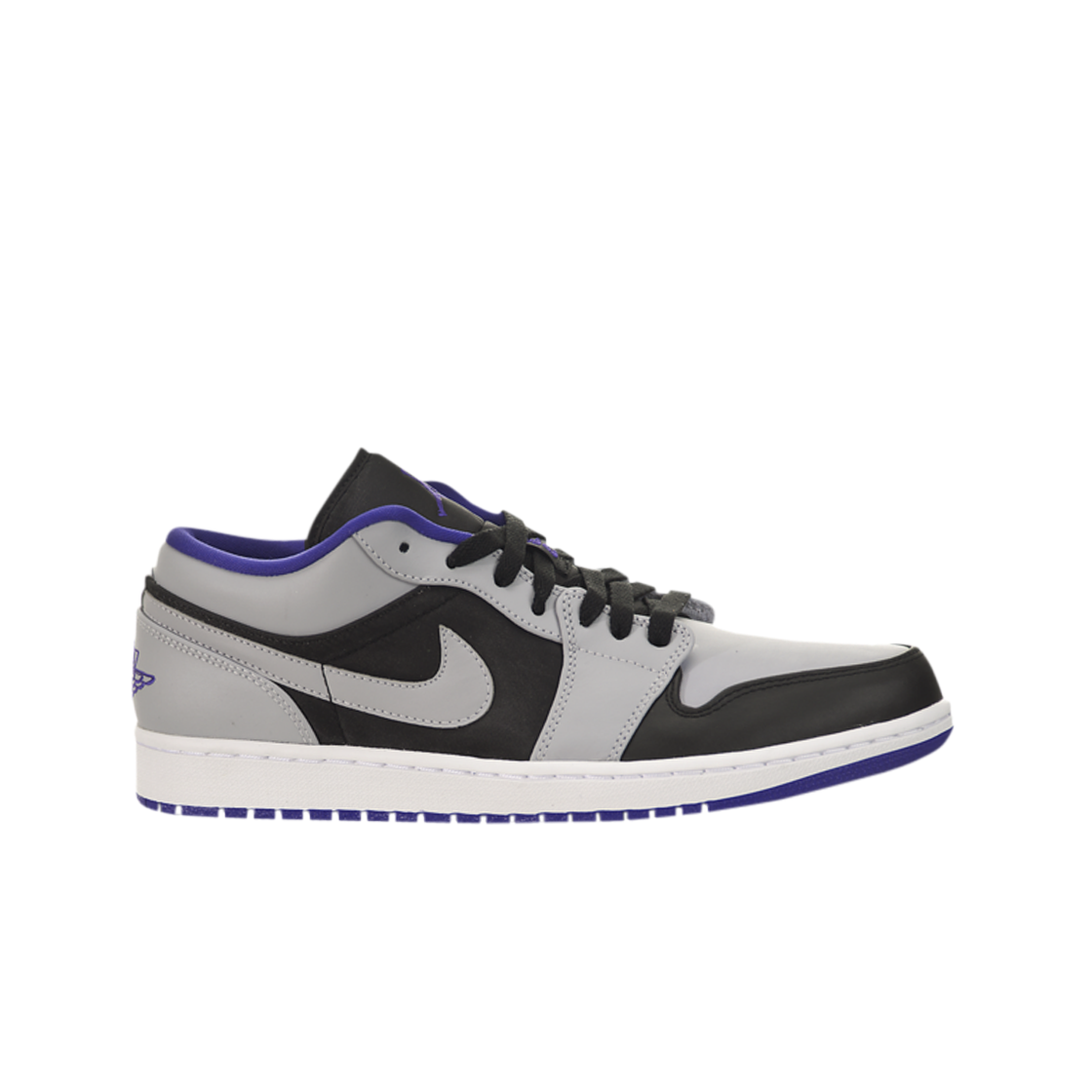 조던 1 로우 블랙 다크 콩코드 울프 그레이(Jordan 1 Low Black Dark Concord Wolf Grey)