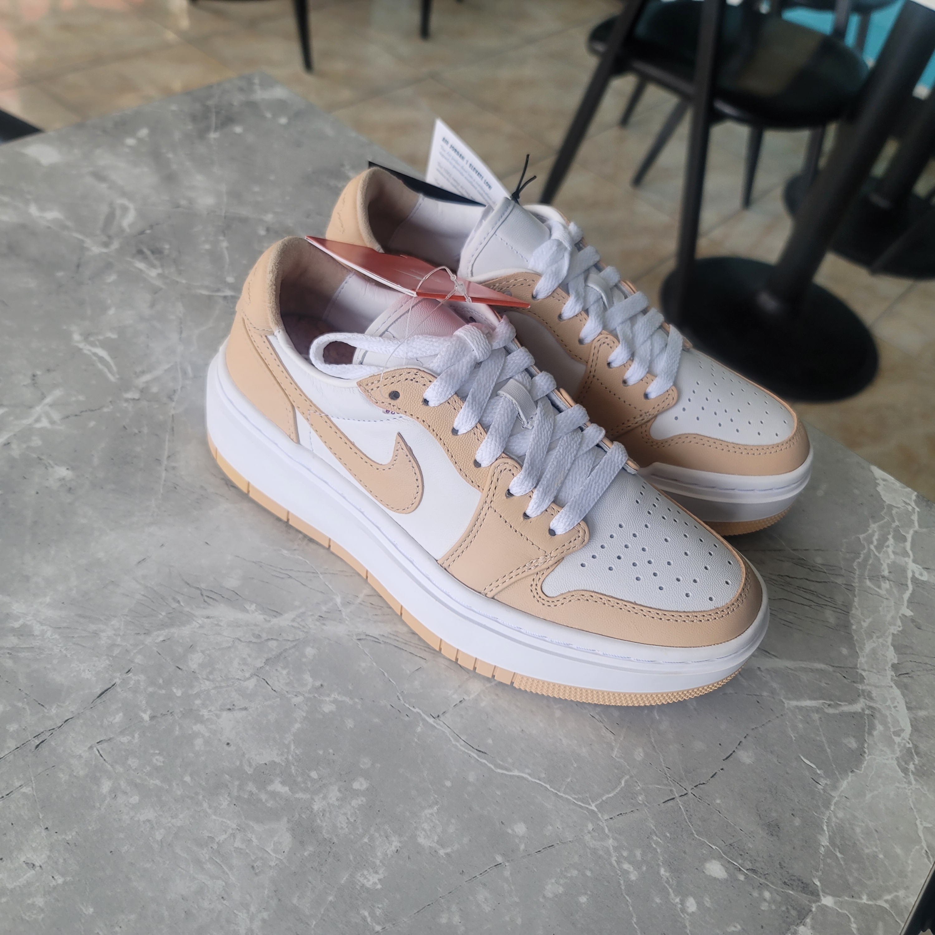(W) Jordan 1 Elevate Low White Onyx 착용 스타일