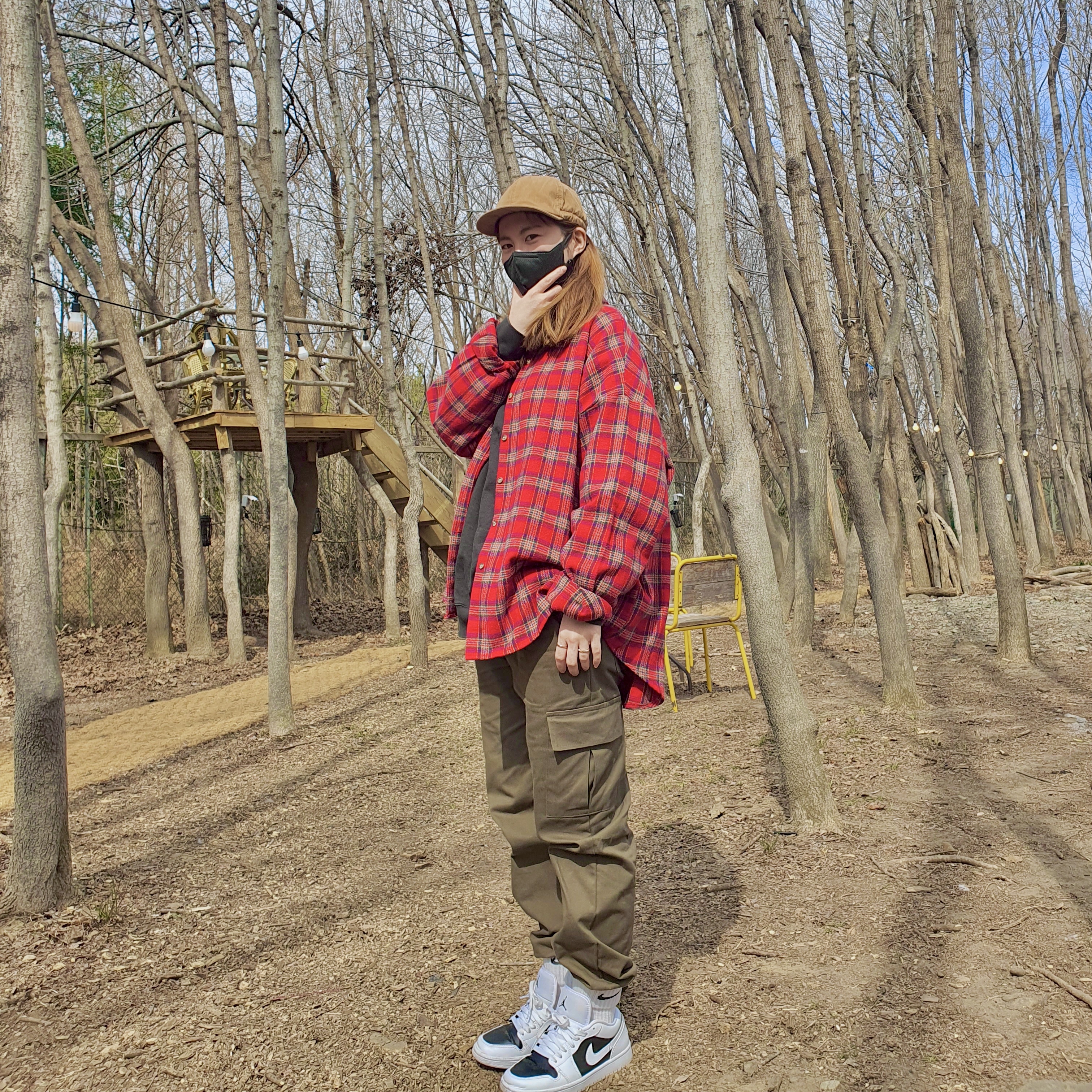 (W) Jordan 1 Low Panda 착용 스타일