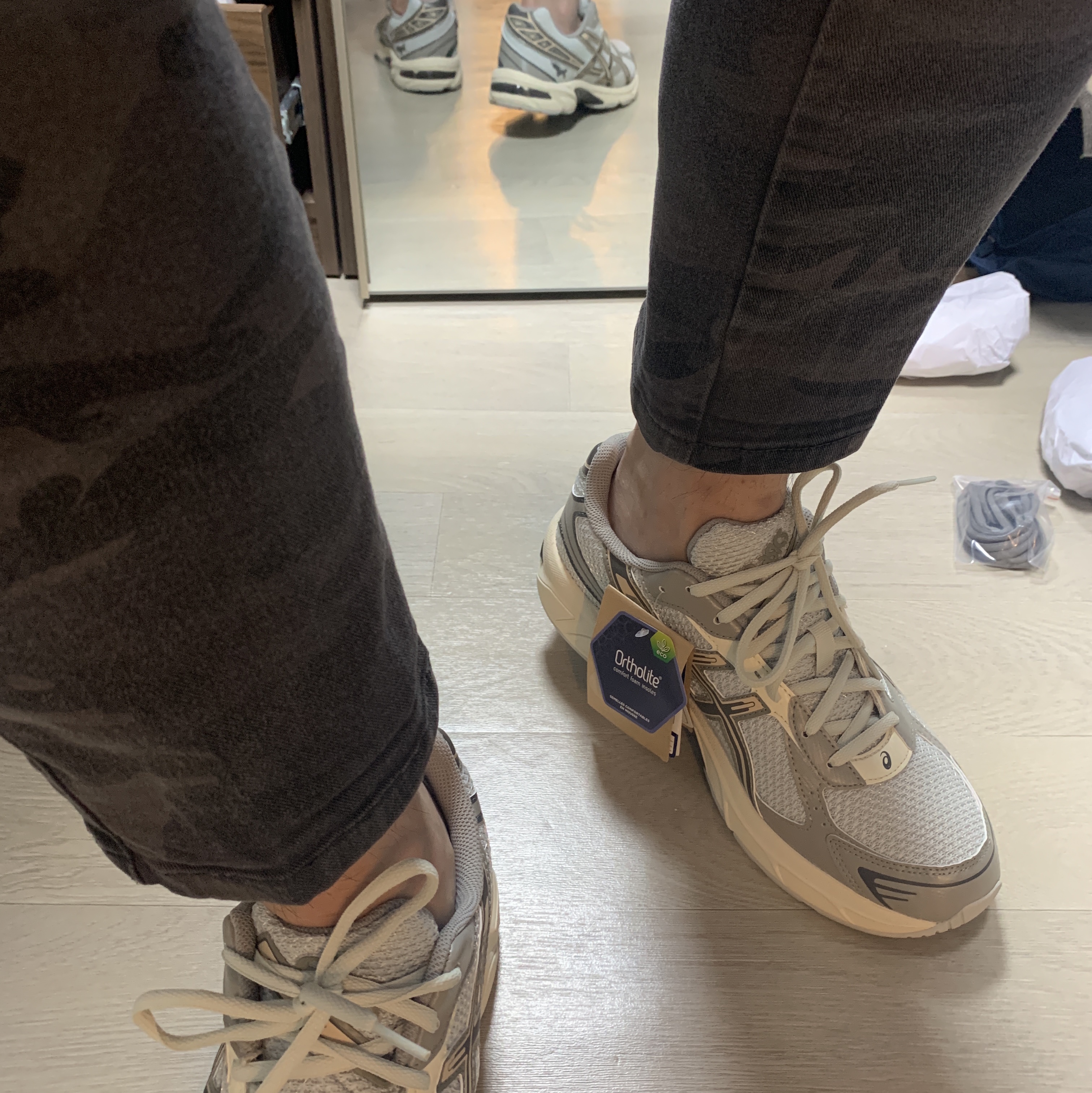 Asics x I4P Gel-1130 Glacier Grey Mink 착용 스타일 - 3