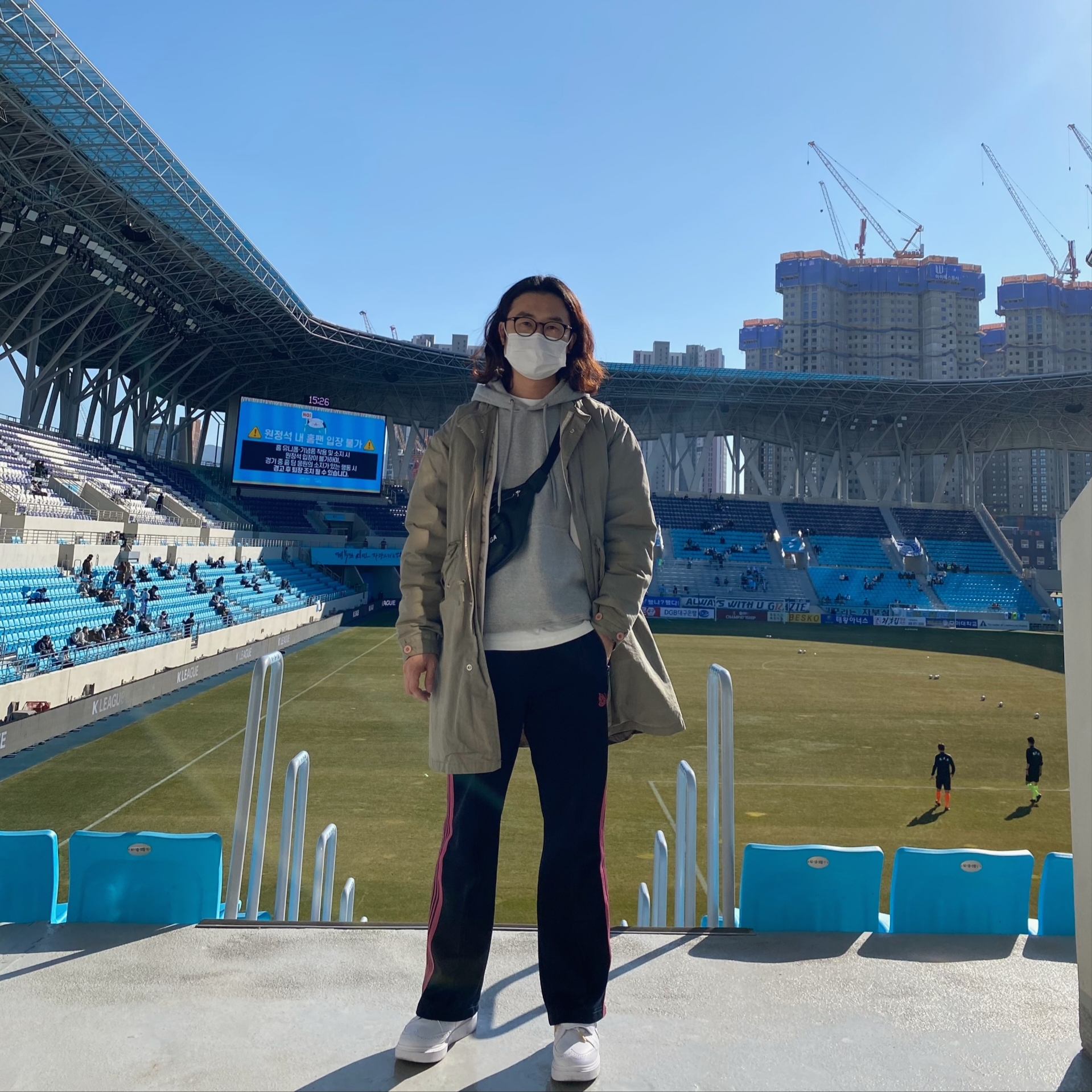 Nike x Peaceminusone Kwondo1 White 착용 스타일 - 2
