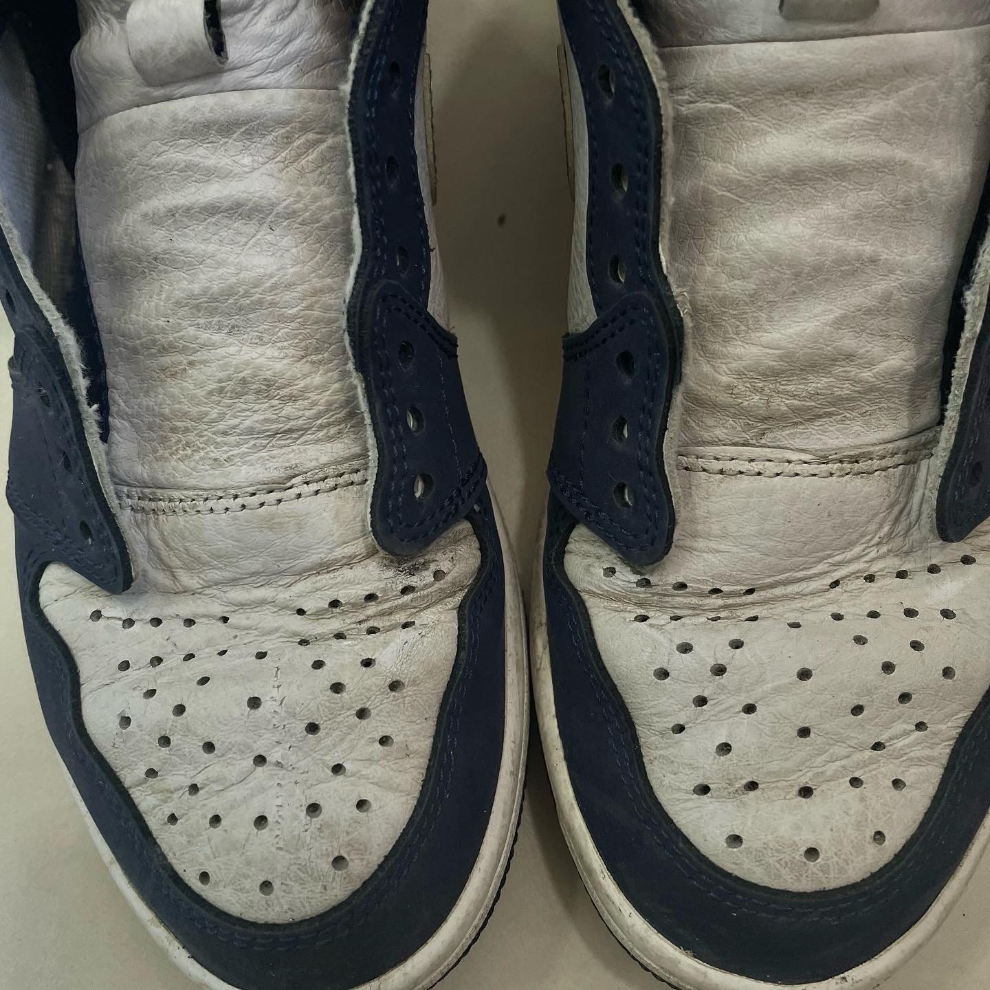 Jordan 1 Retro High OG CO.JP Midnight Navy 착용 스타일 - 2