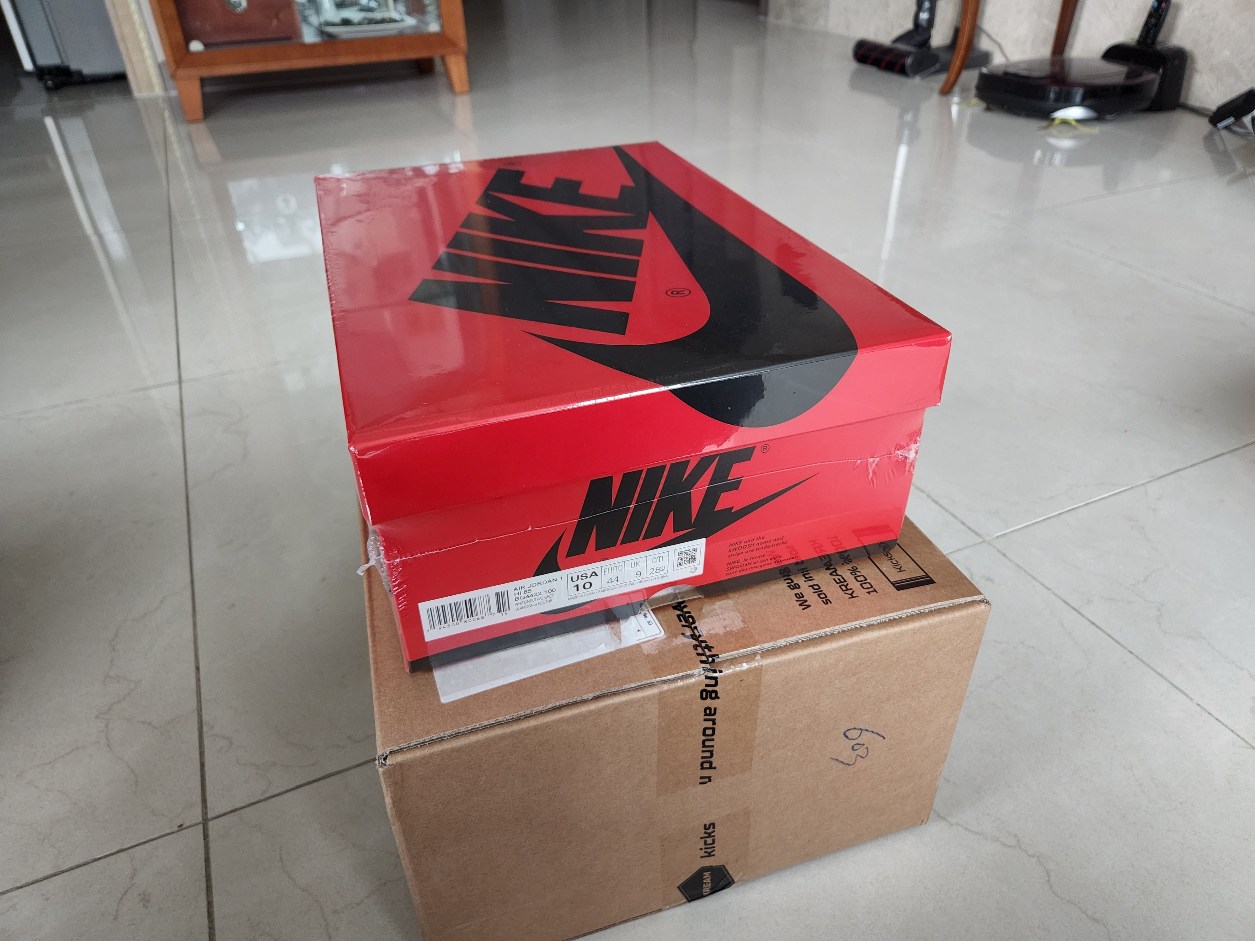 Jordan 1 High 85 Neutral Grey 착용 스타일 - 5
