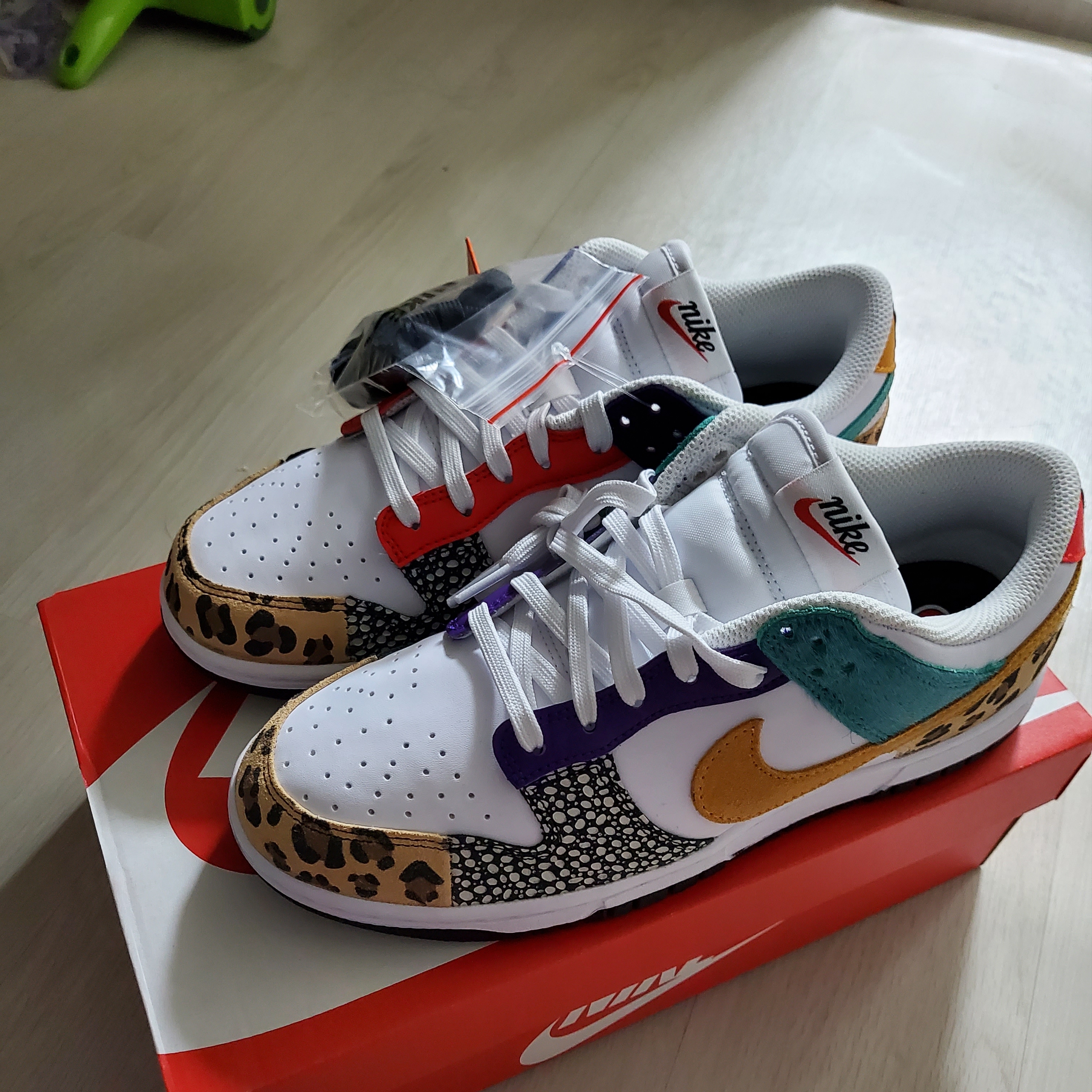 (W) Nike Dunk Low SE Patchwork 착용 스타일