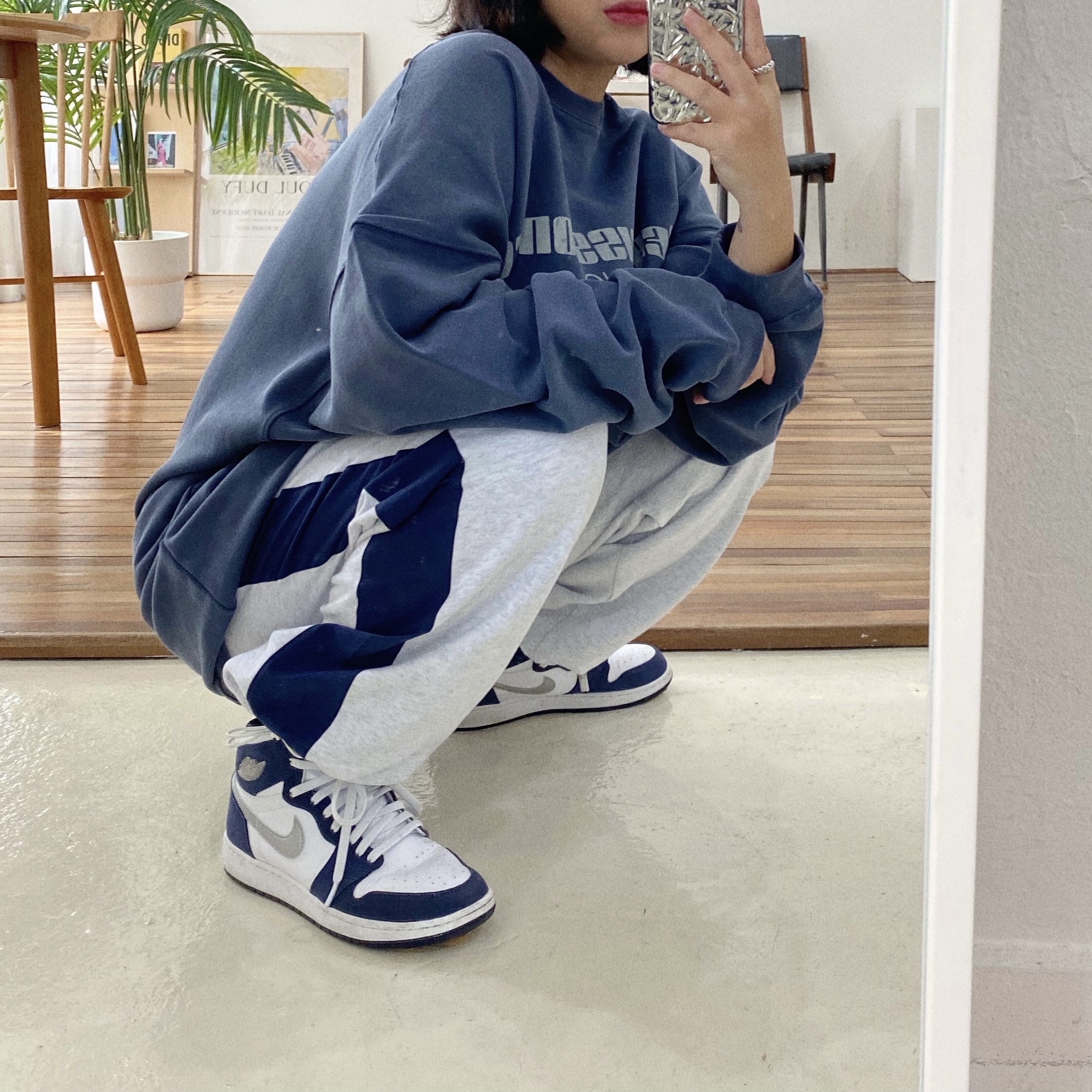 (GS) Jordan 1 Retro High OG CO.JP Midnight Navy 착용 스타일