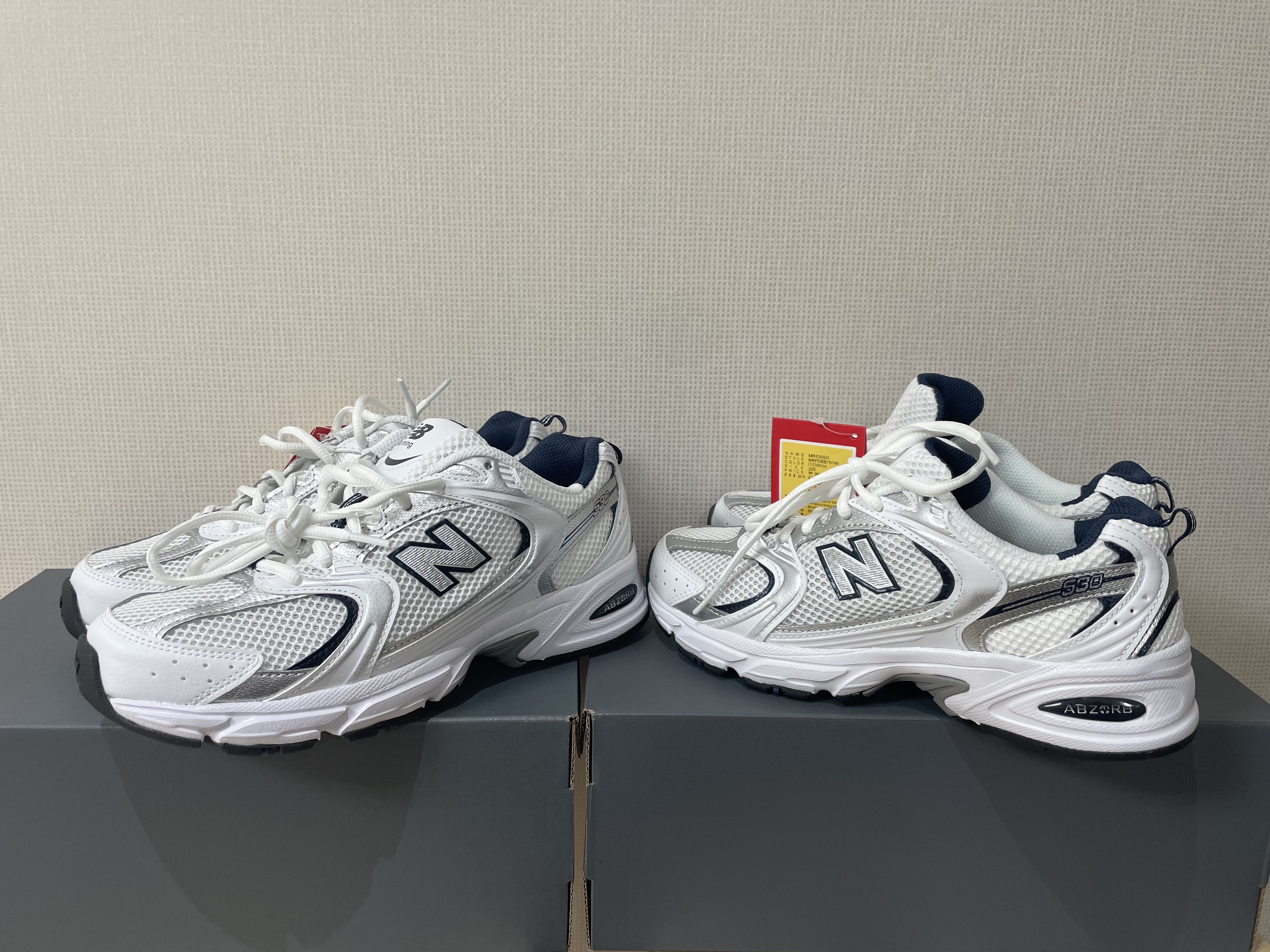 New Balance 530 White 착용 스타일