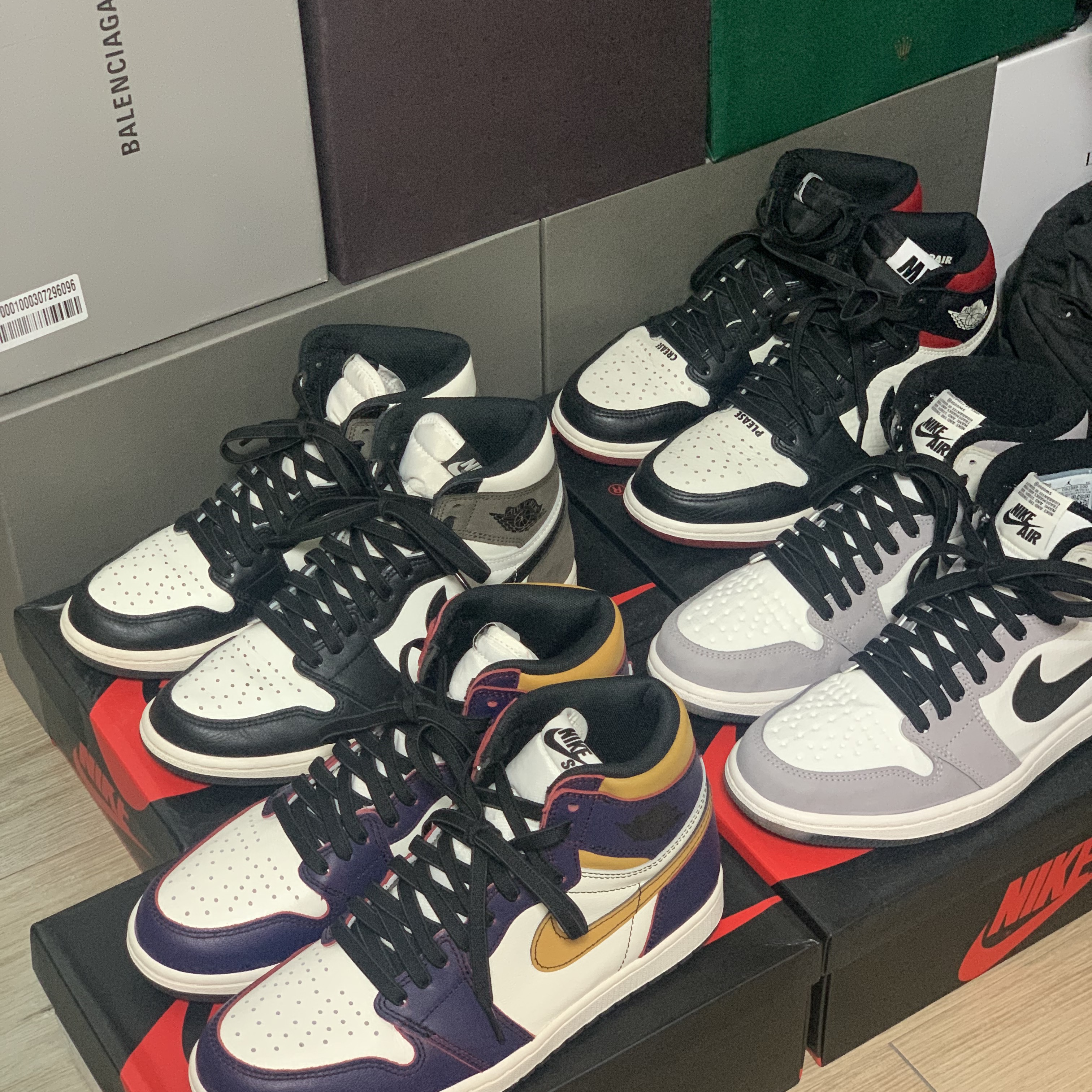 Jordan 1 Retro High OG Defiant SB LA to Chicago, Jordan 1 Retro High OG Black Mocha 착용 스타일