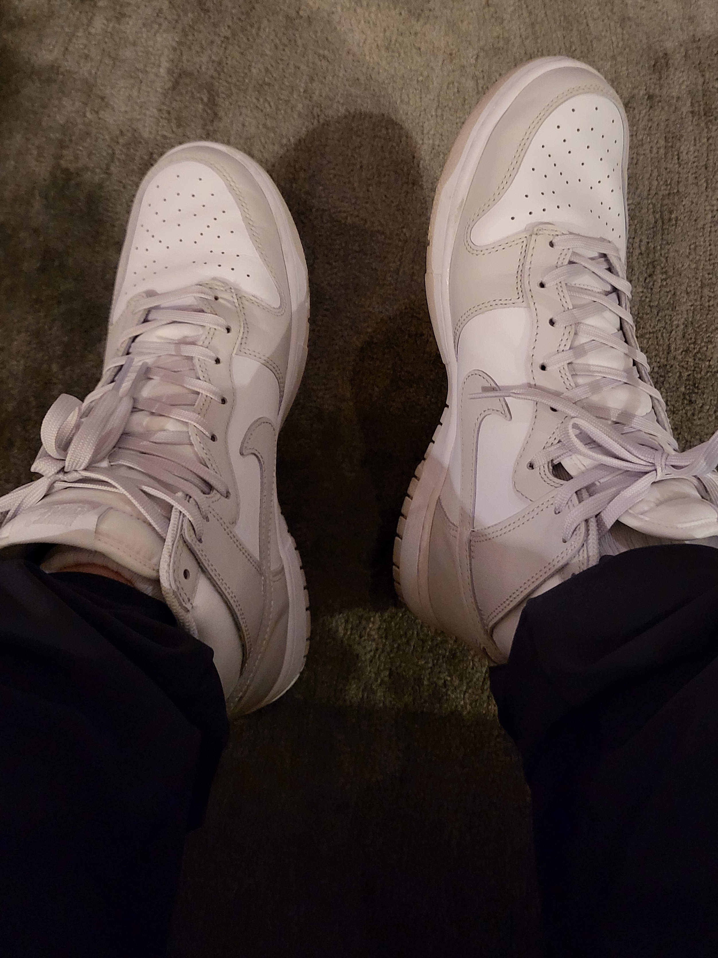 Nike Dunk High Retro Vast Grey 착용 스타일