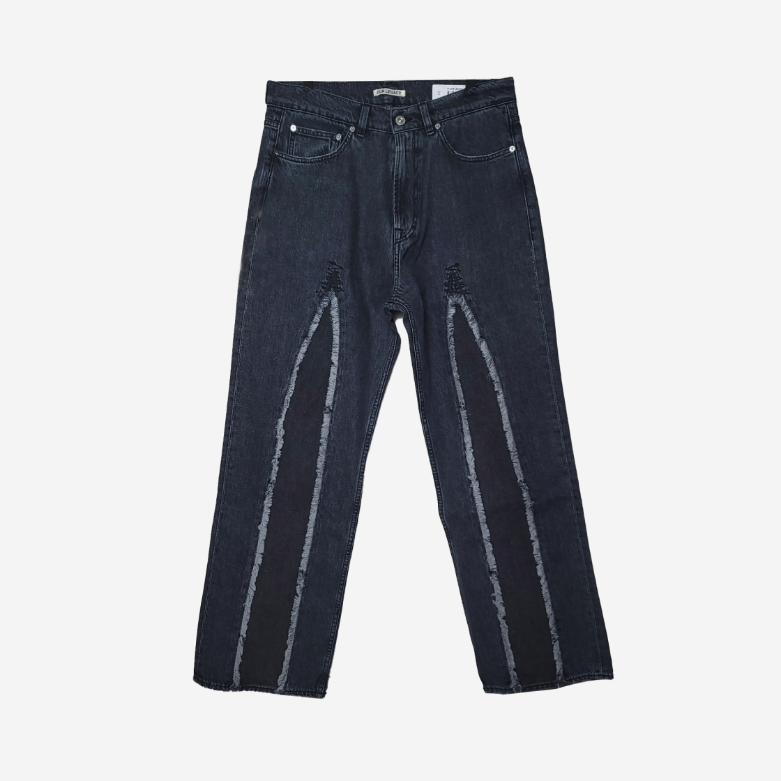 아워레가시 써드컷 슬래시 데님 블랙(Our Legacy Third Cut Slash Denim Black)