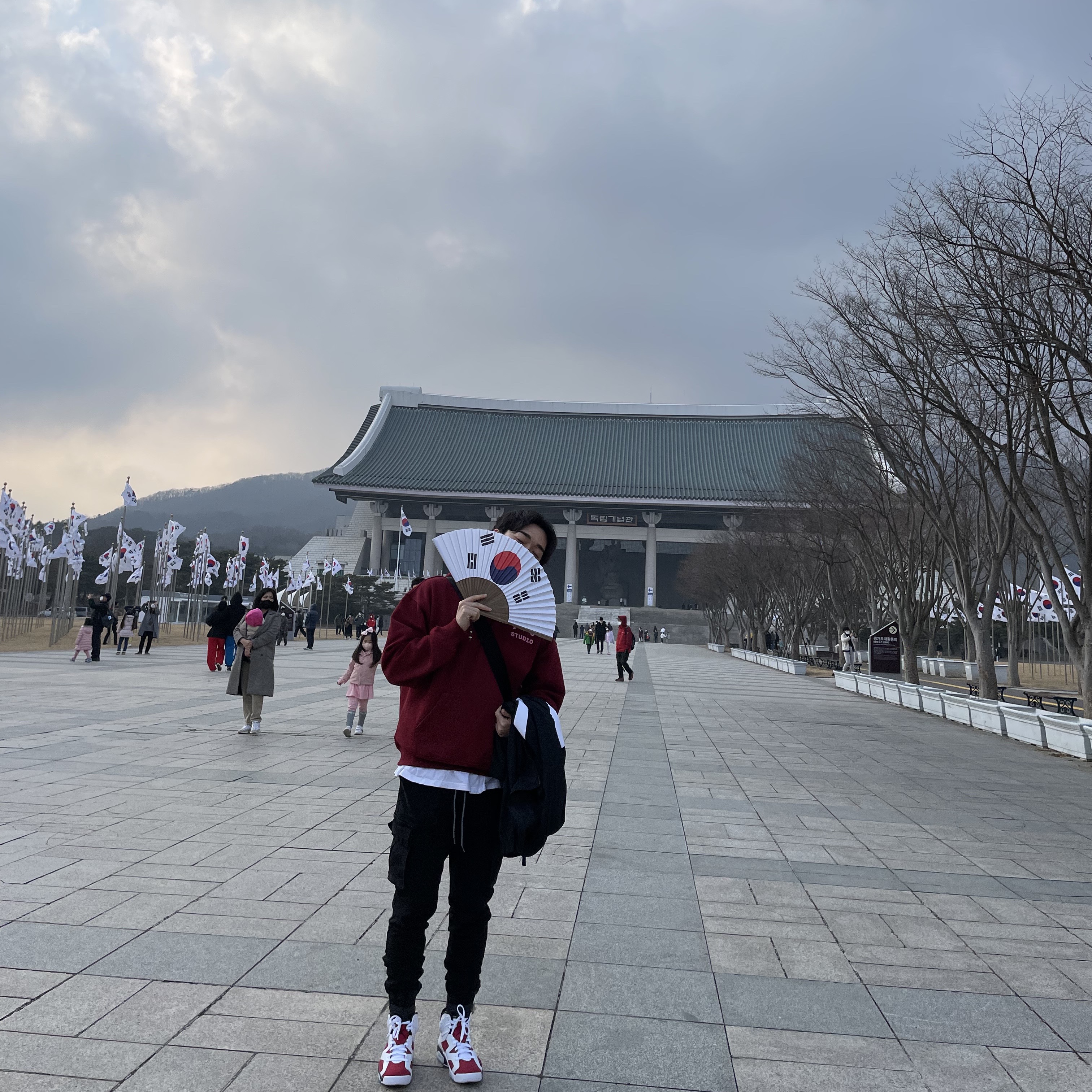 IAB Studio Hoodie Raspberry, Jordan 6 Retro Carmine 2021 착용 스타일 - 1