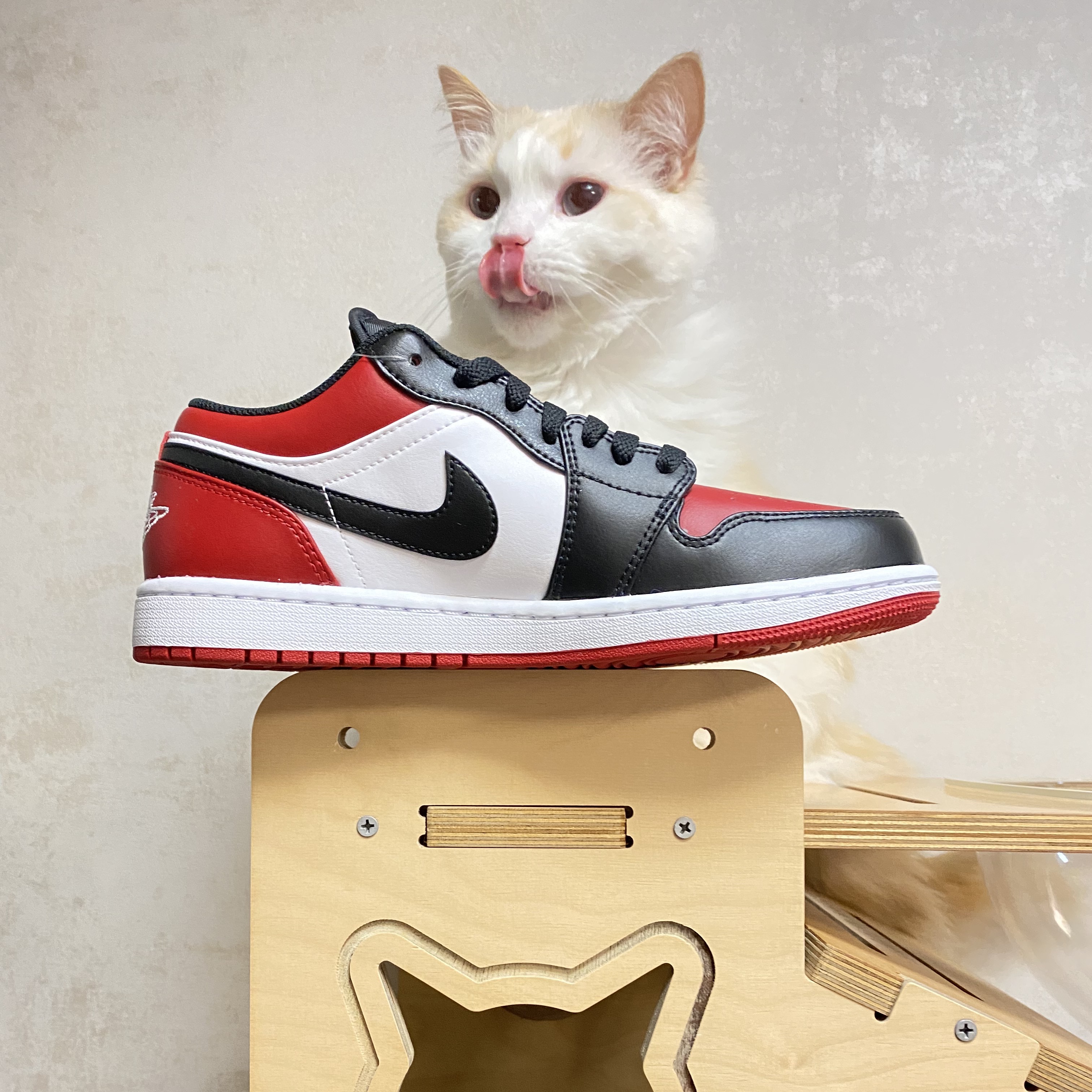 Jordan 1 Low Bred Toe 착용 스타일