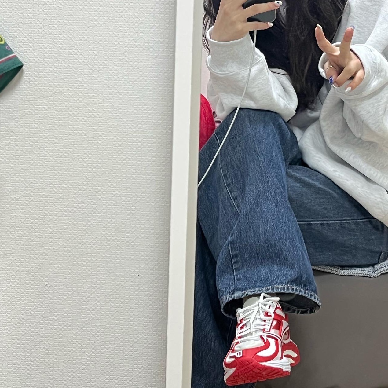 Reebok x Kanghyuk Premier Road Modern White Red  착용 스타일 - 3