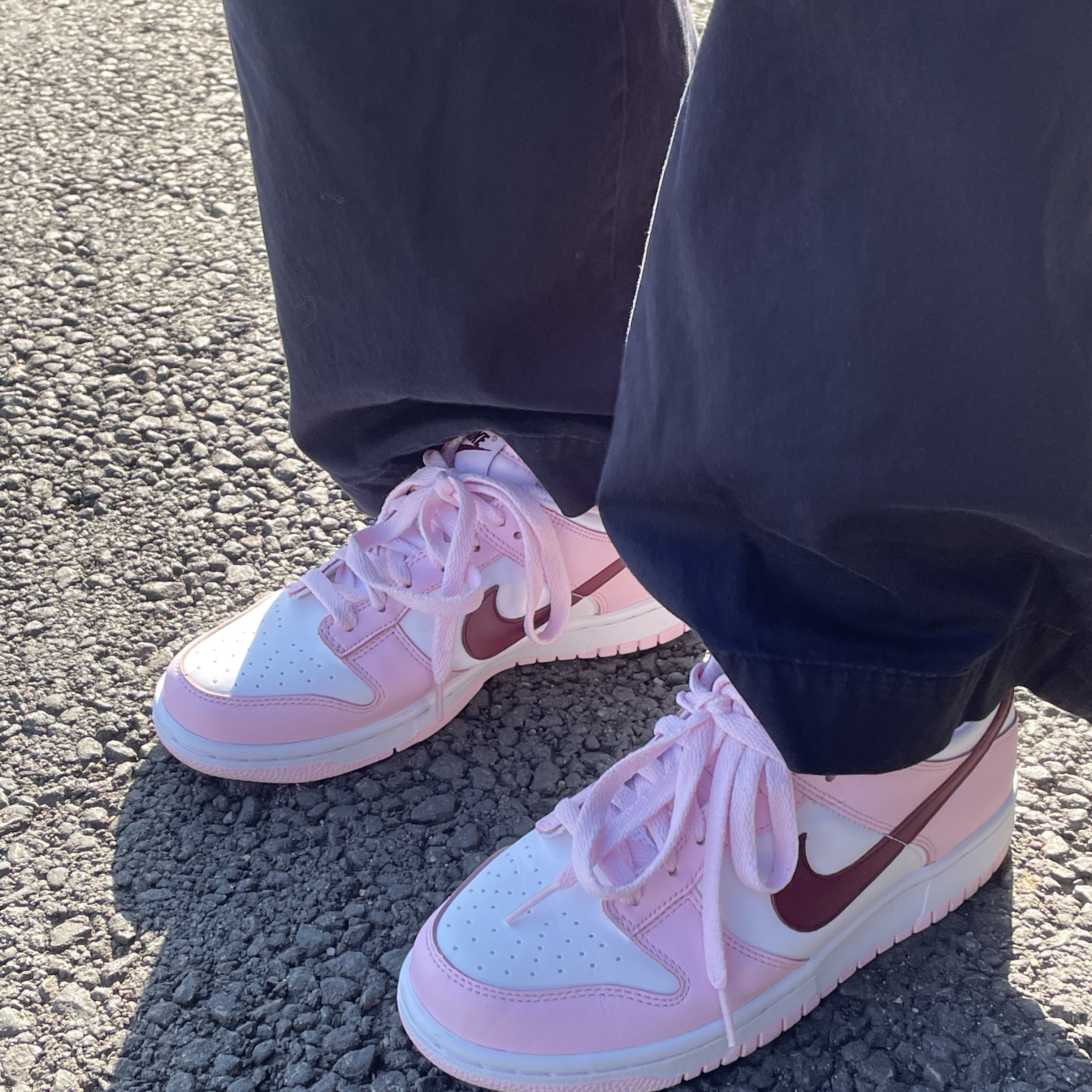 (GS) Nike Dunk Low Pink Foam 착용 스타일 - 2