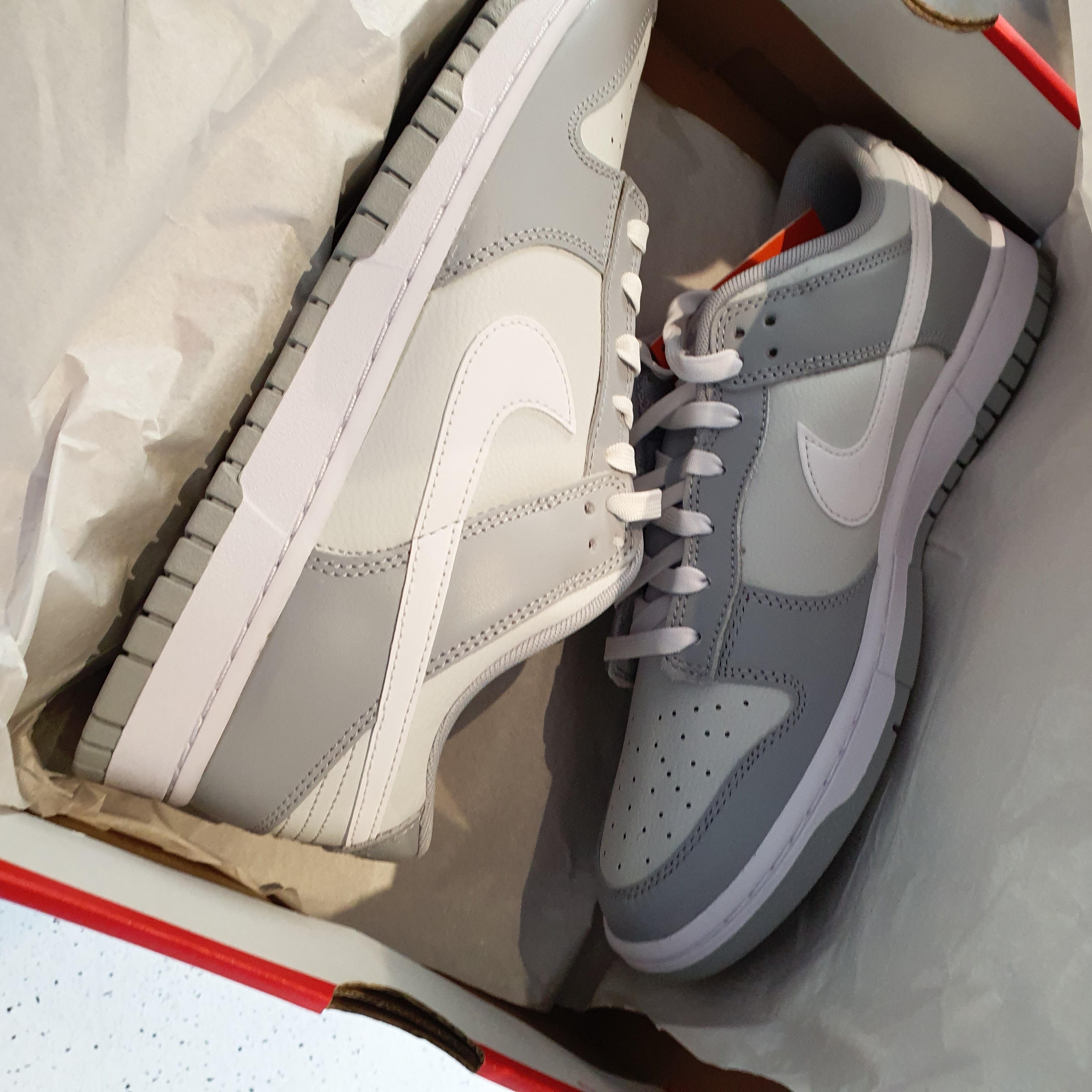 Nike Dunk Low Retro Wolf Grey 착용 스타일