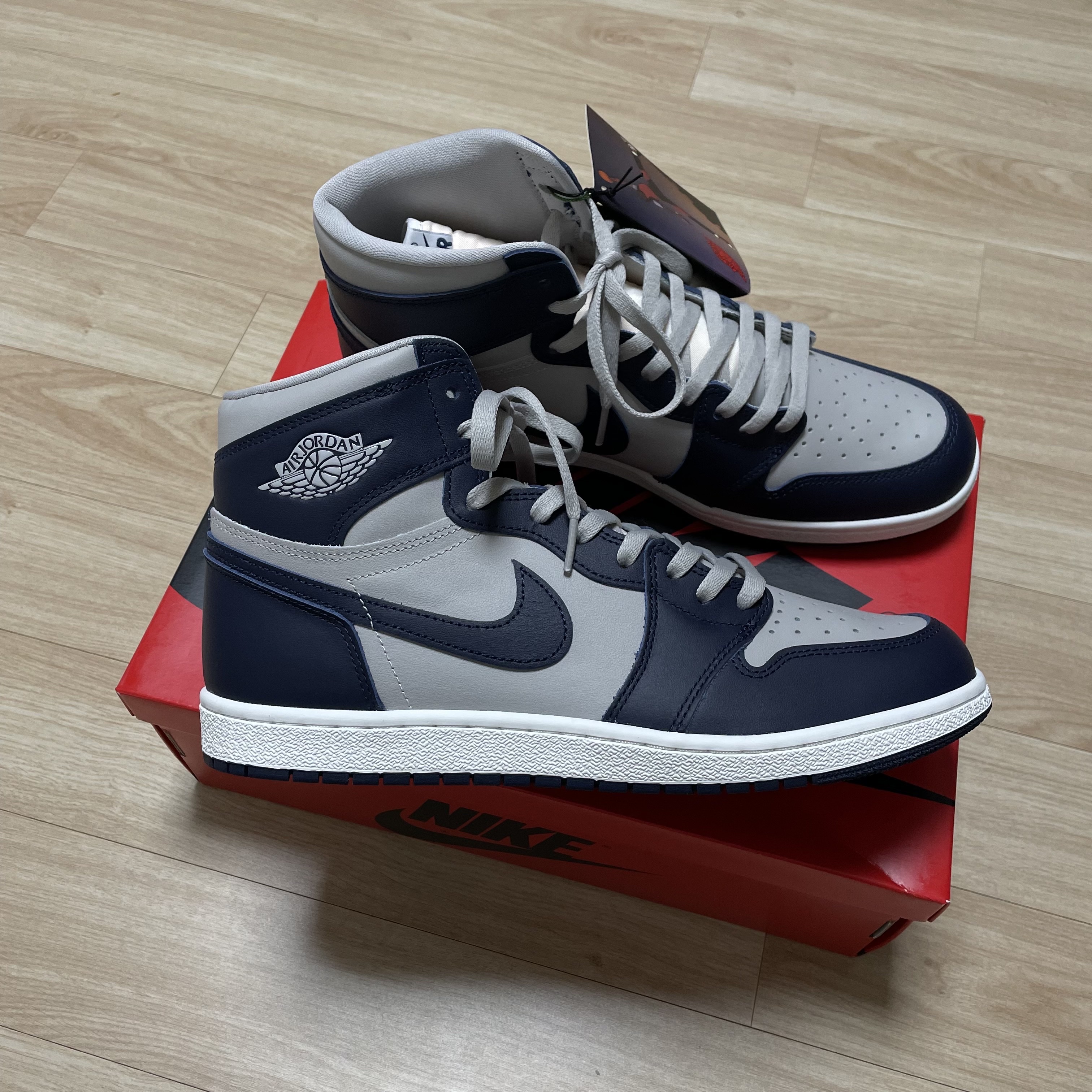 Jordan 1 High 85 College Navy 착용 스타일 - 1