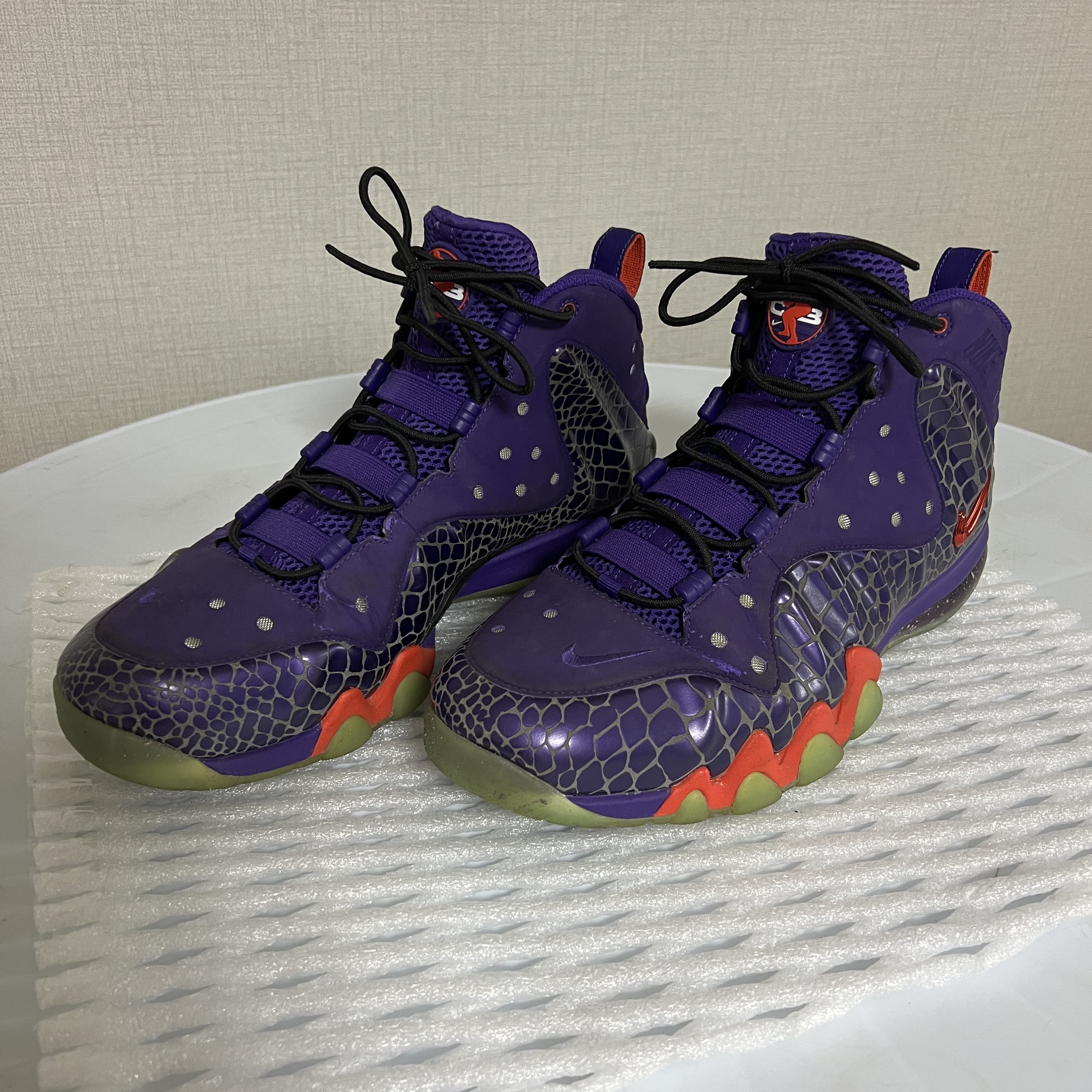Nike Barkley Posite Max Suns 착용 스타일 - 3