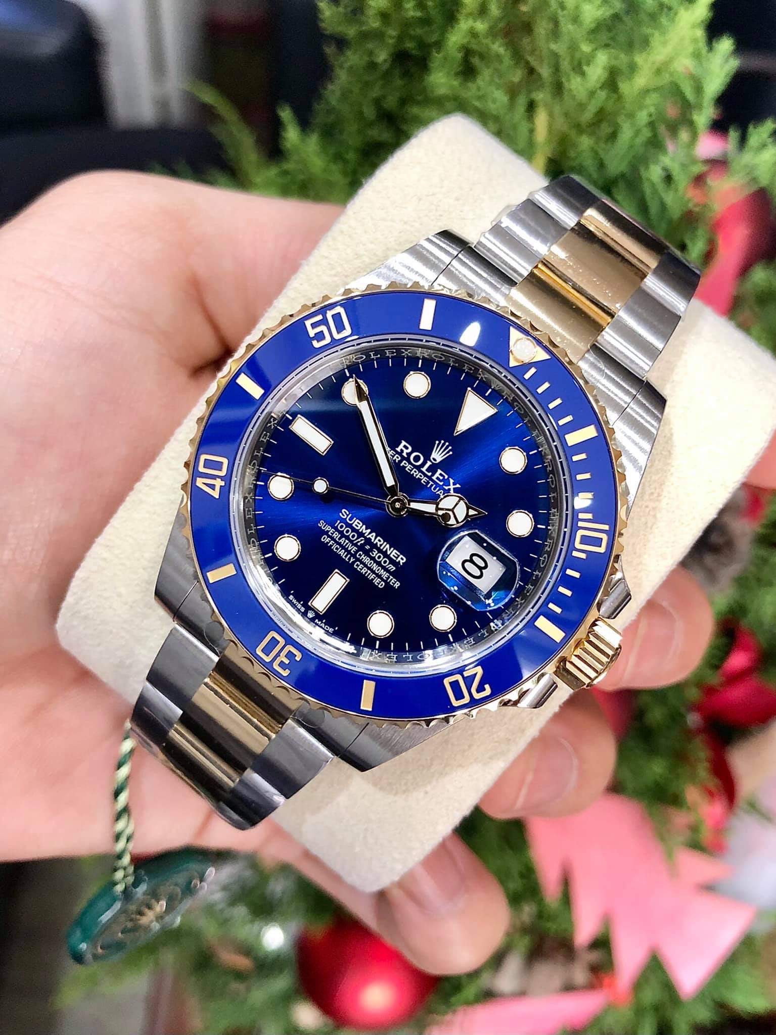 Rolex Submariner Date 41mm 126613LB Royal Blue Oyster 착용 스타일 - 1