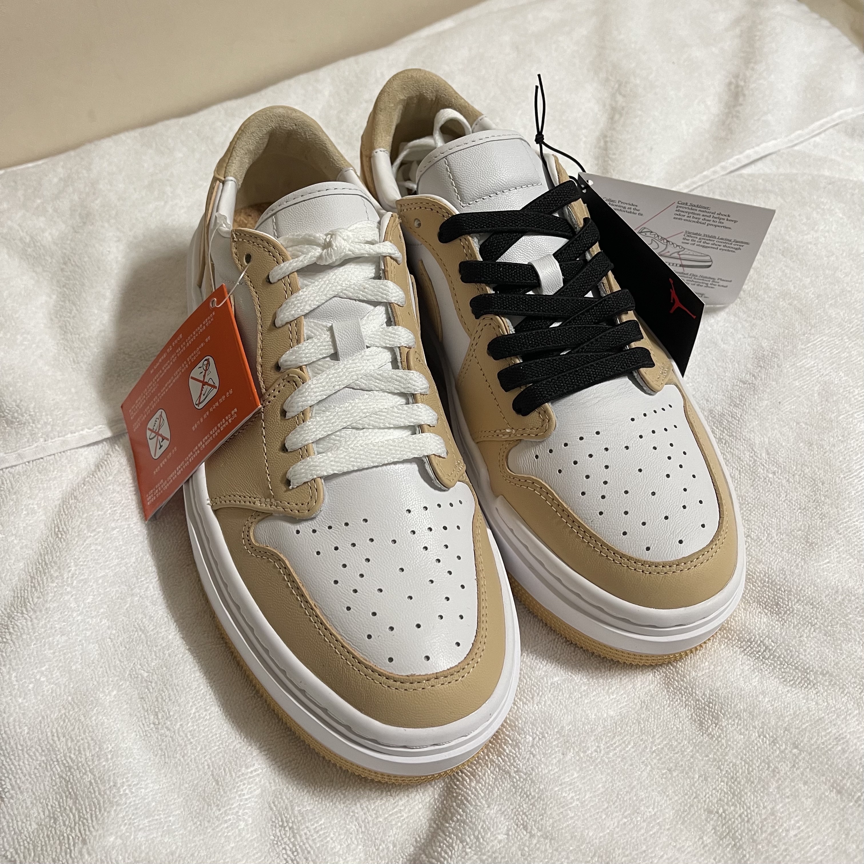 (W) Jordan 1 Elevate Low White Onyx 착용 스타일