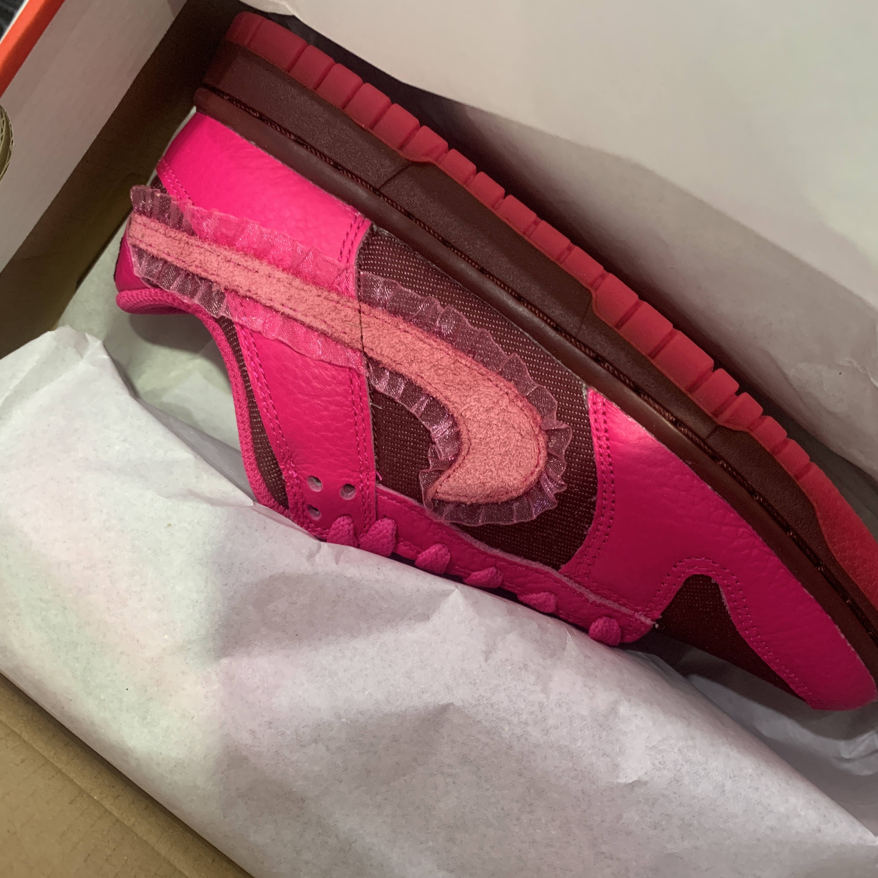(W) Nike Dunk Low Prime Pink 착용 스타일