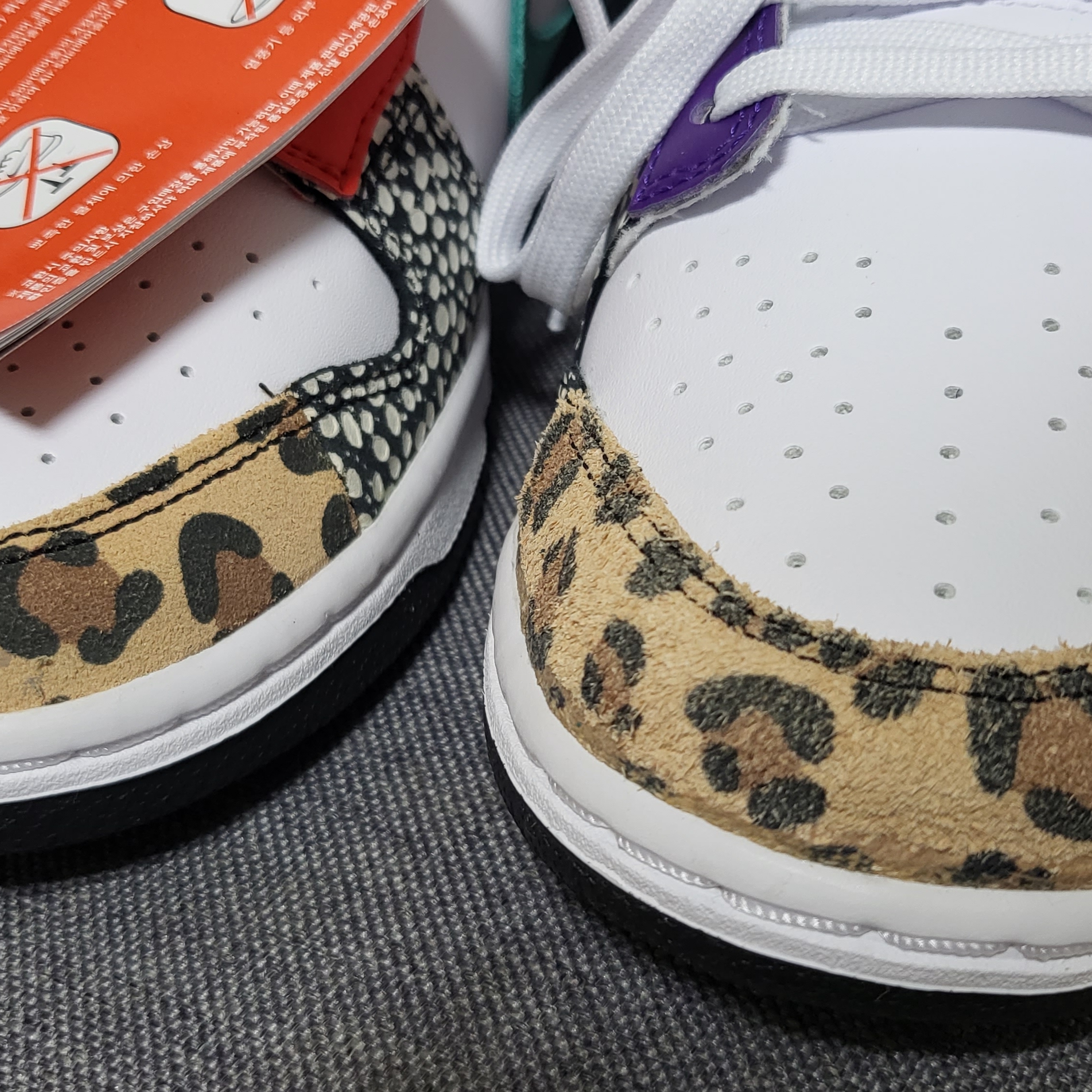 (W) Nike Dunk Low SE Patchwork 착용 스타일 - 3