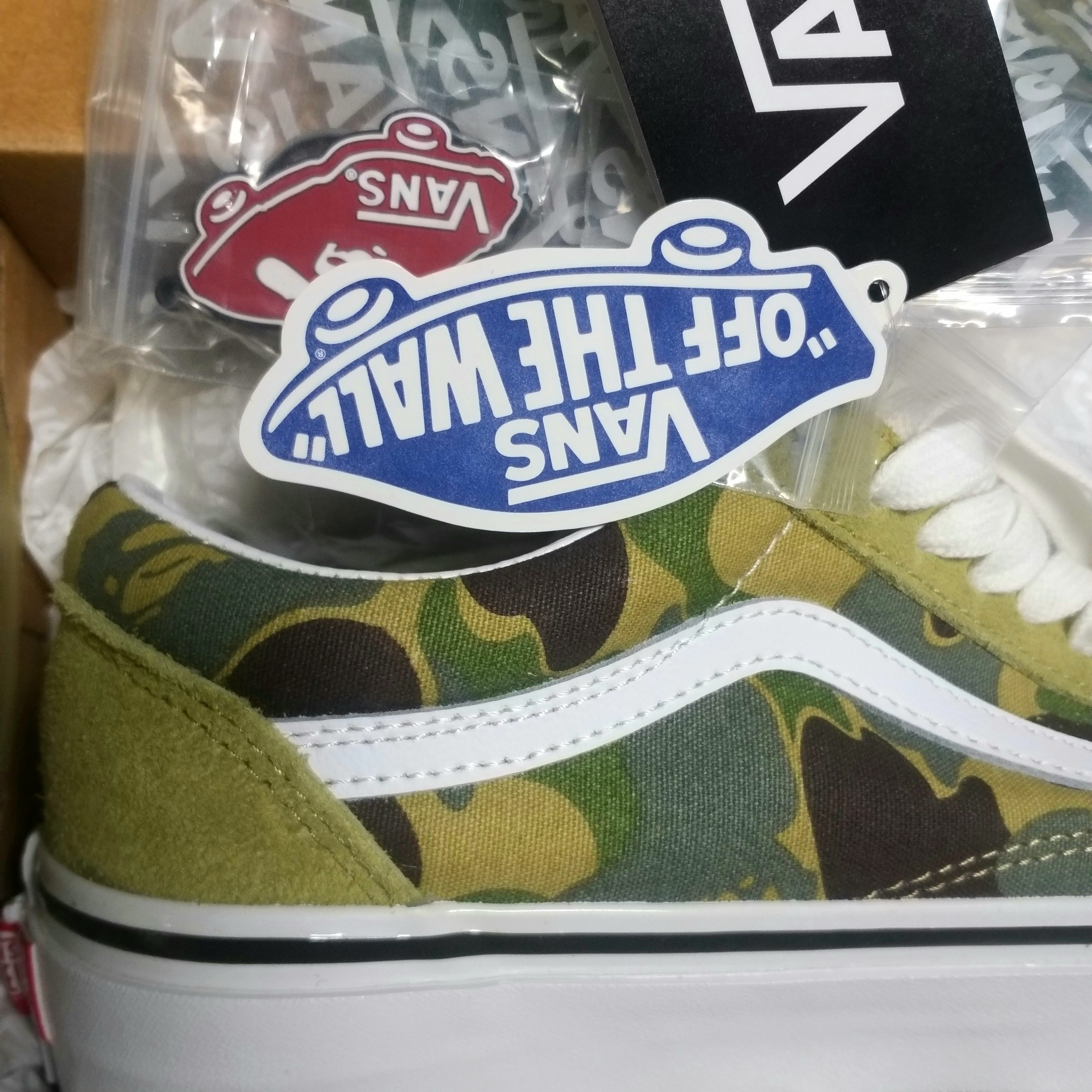 Vans x BAPE Old Skool 36 DX ABC Camo 착용 스타일 - 3