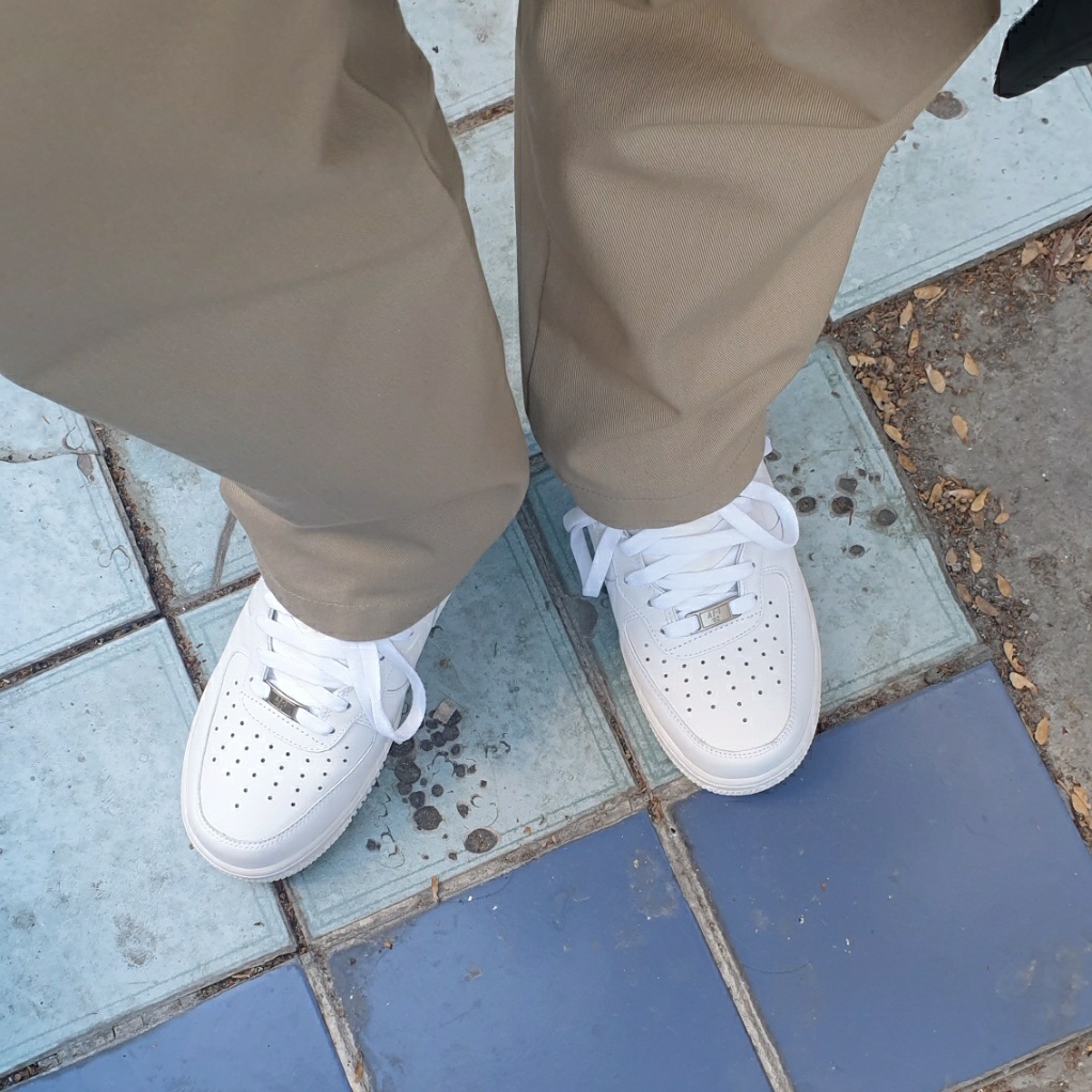 Nike Air Force 1 Mid '07 White 착용 스타일 - 2