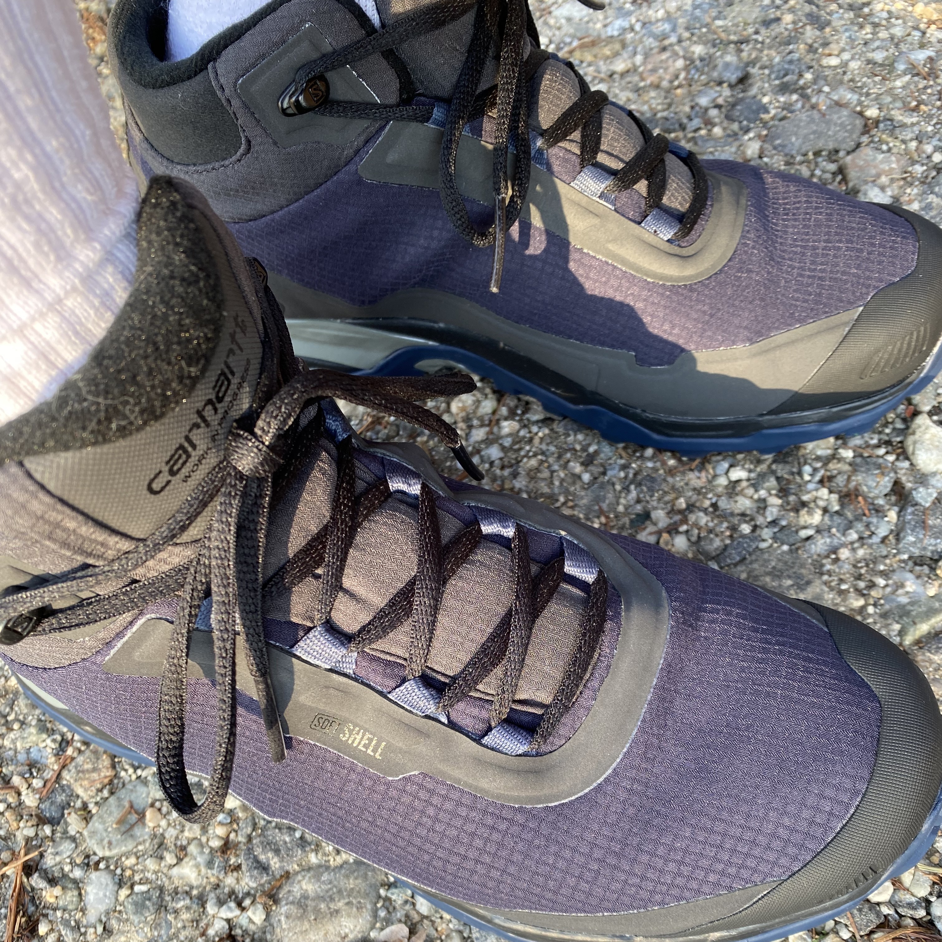 Salomon x Carhartt WIP Shelter CSWP Black Phantom 착용 스타일