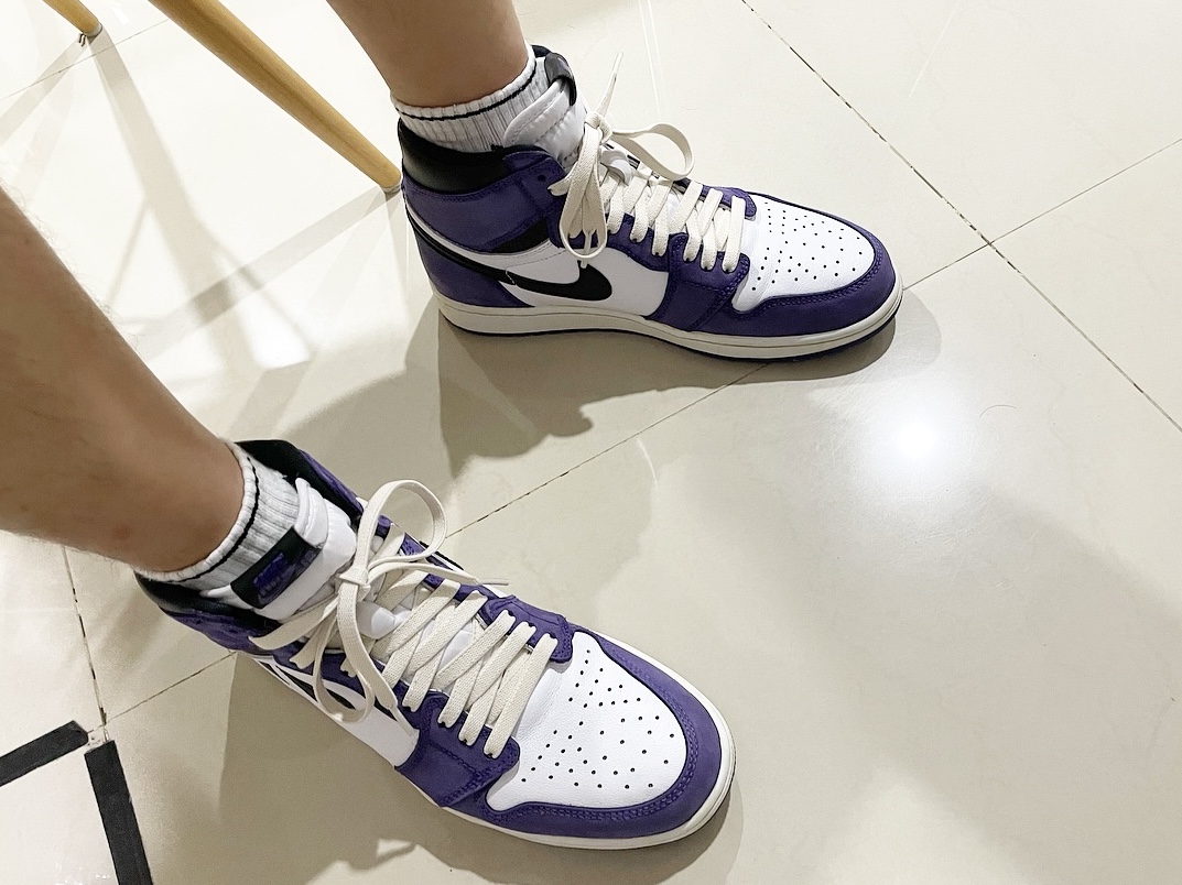 Jordan 1 Retro High OG Court Purple 2020 착용 스타일