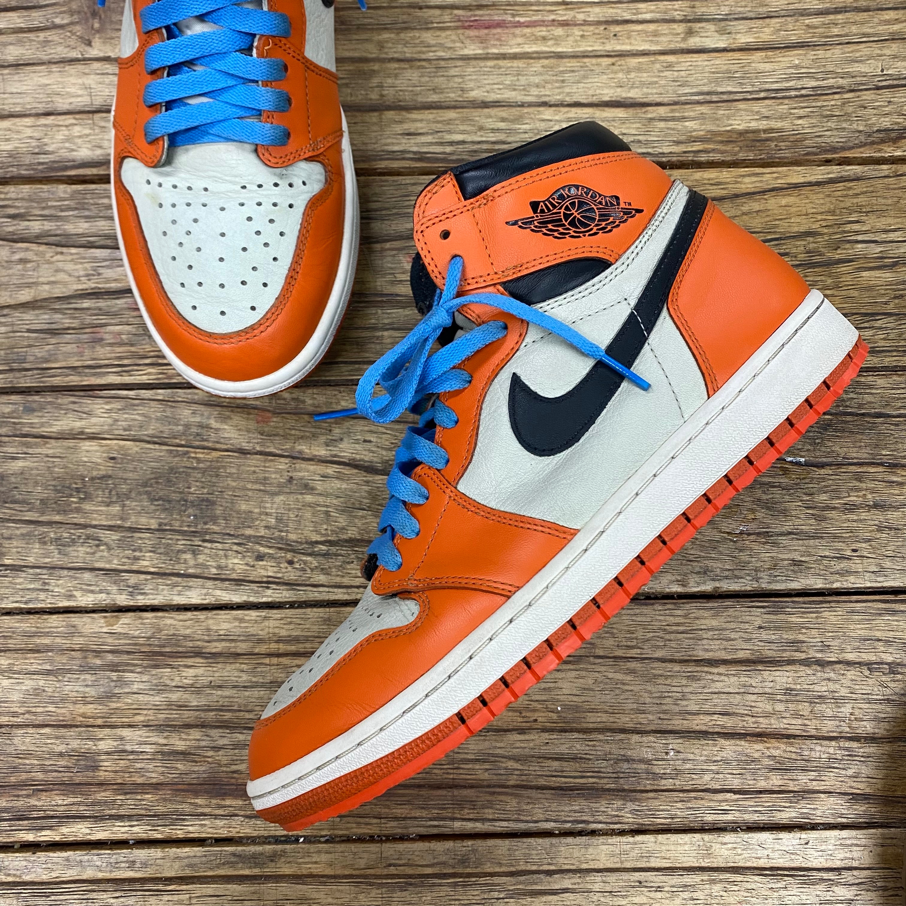 Jordan 1 Retro High OG Reverse Shattered Backboard 착용 스타일 - 1