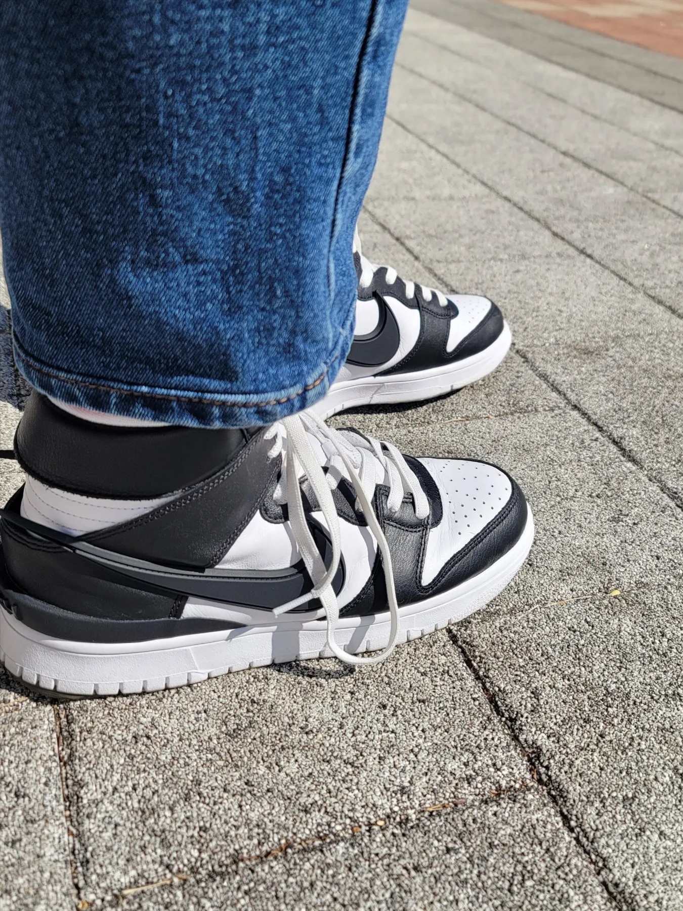 Nike x Ambush Dunk High Black 착용 스타일 - 3