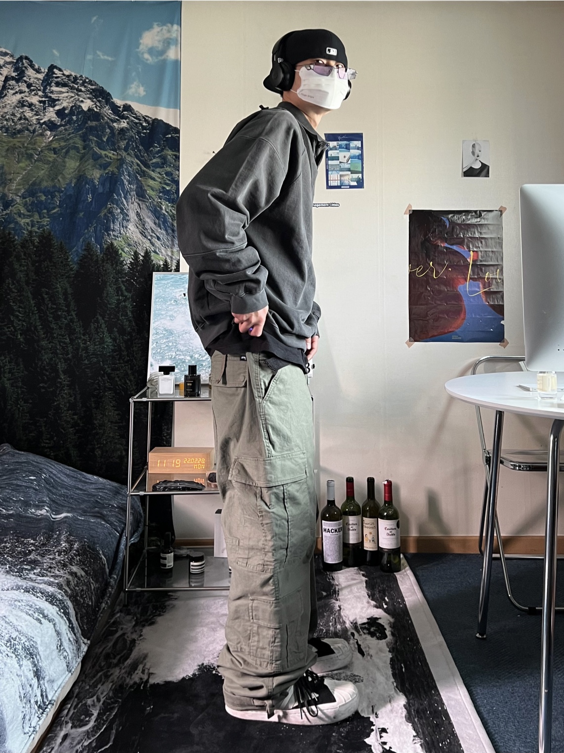 Y-3 Yohji Star White 착용 스타일 - 1
