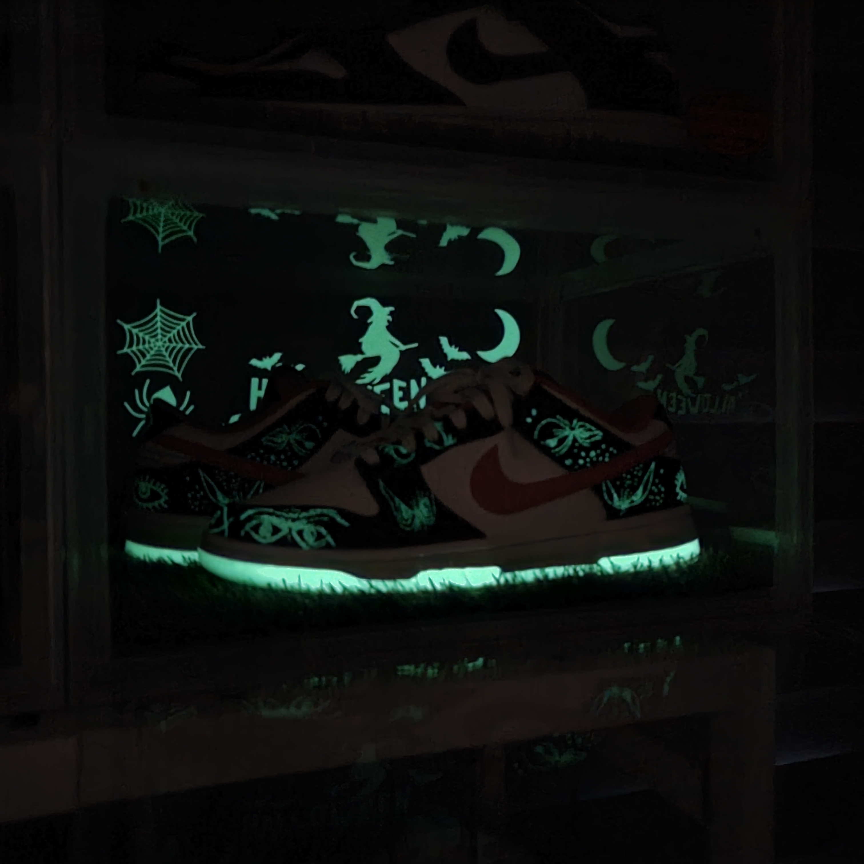 Nike Dunk Low Retro PRM Halloween 착용 스타일 - 1