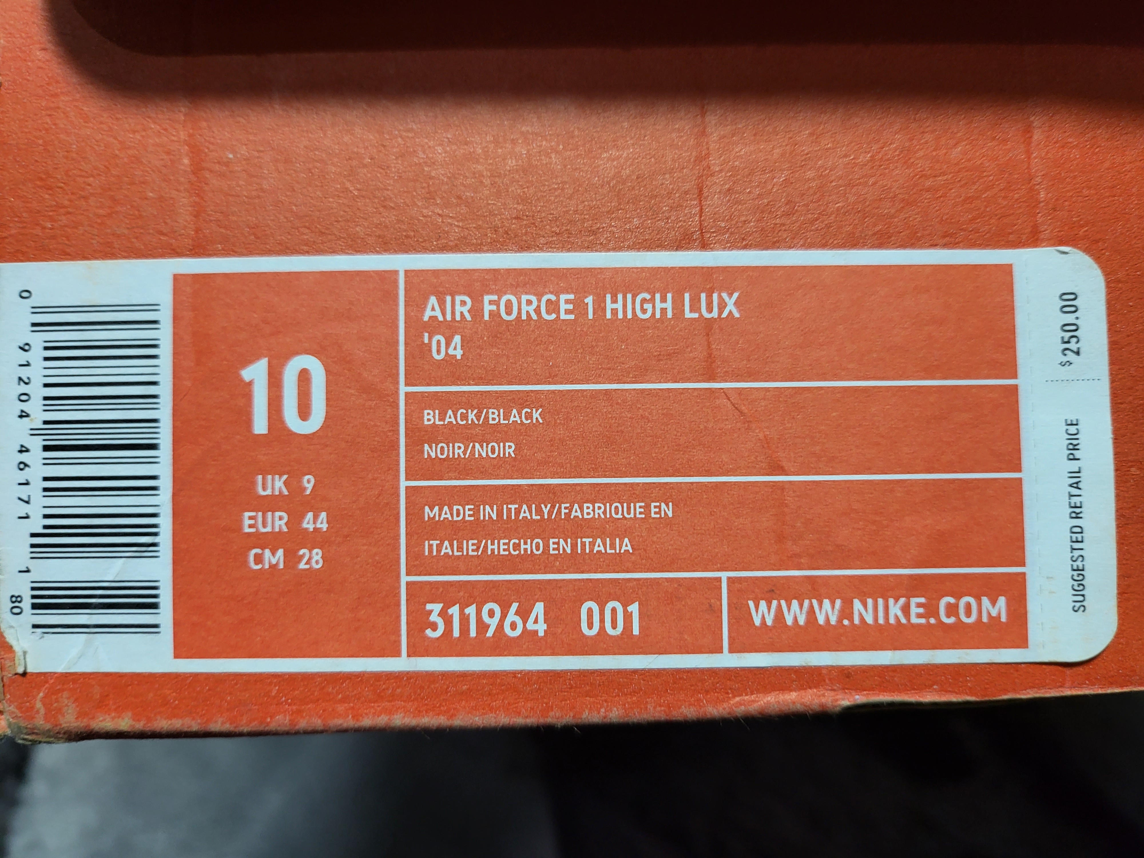 Nike Air Force 1 High Lux '04 Black 착용 스타일 - 5