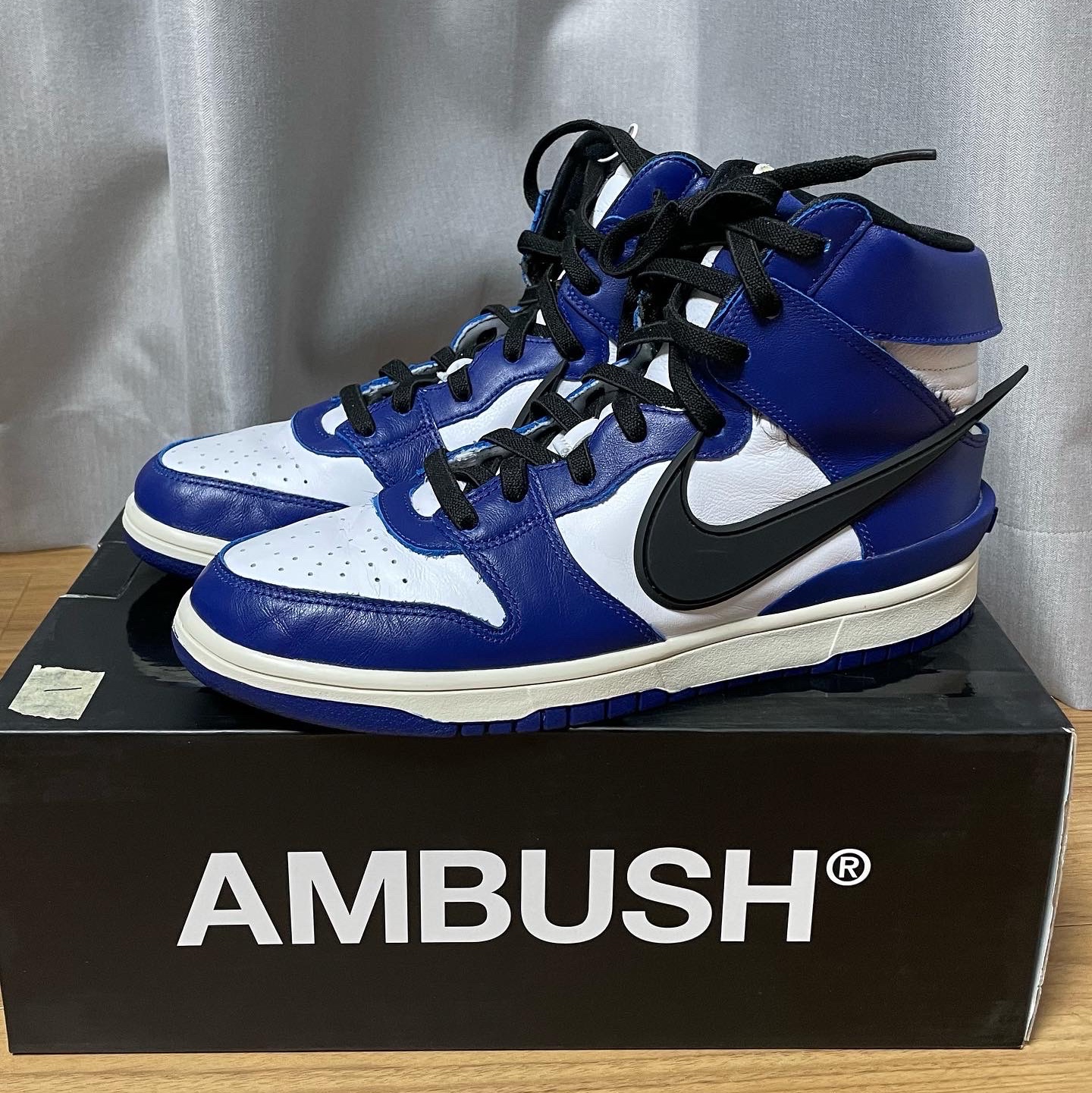 Nike x Ambush Dunk High Deep Royal Blue 착용 스타일
