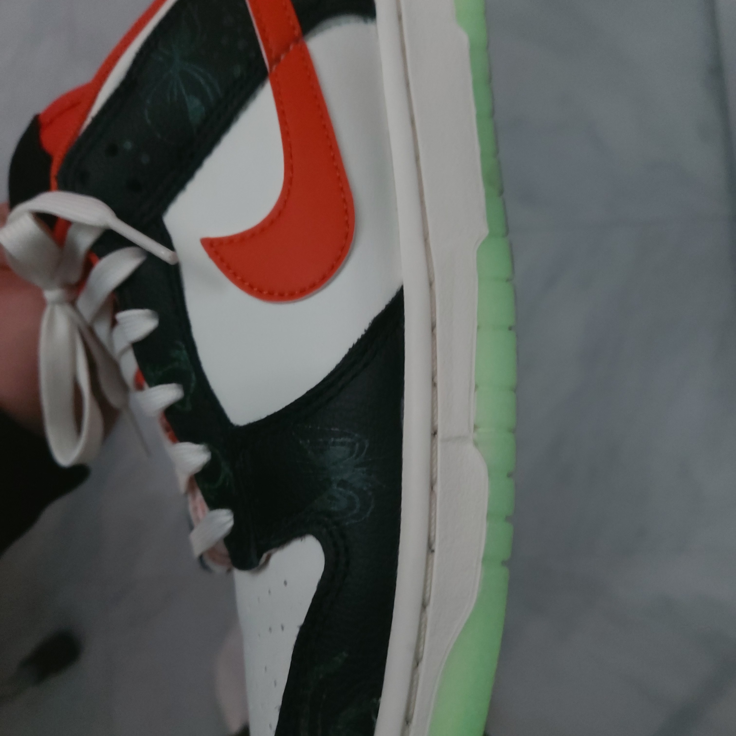 Nike Dunk Low Retro PRM Halloween 착용 스타일 - 2