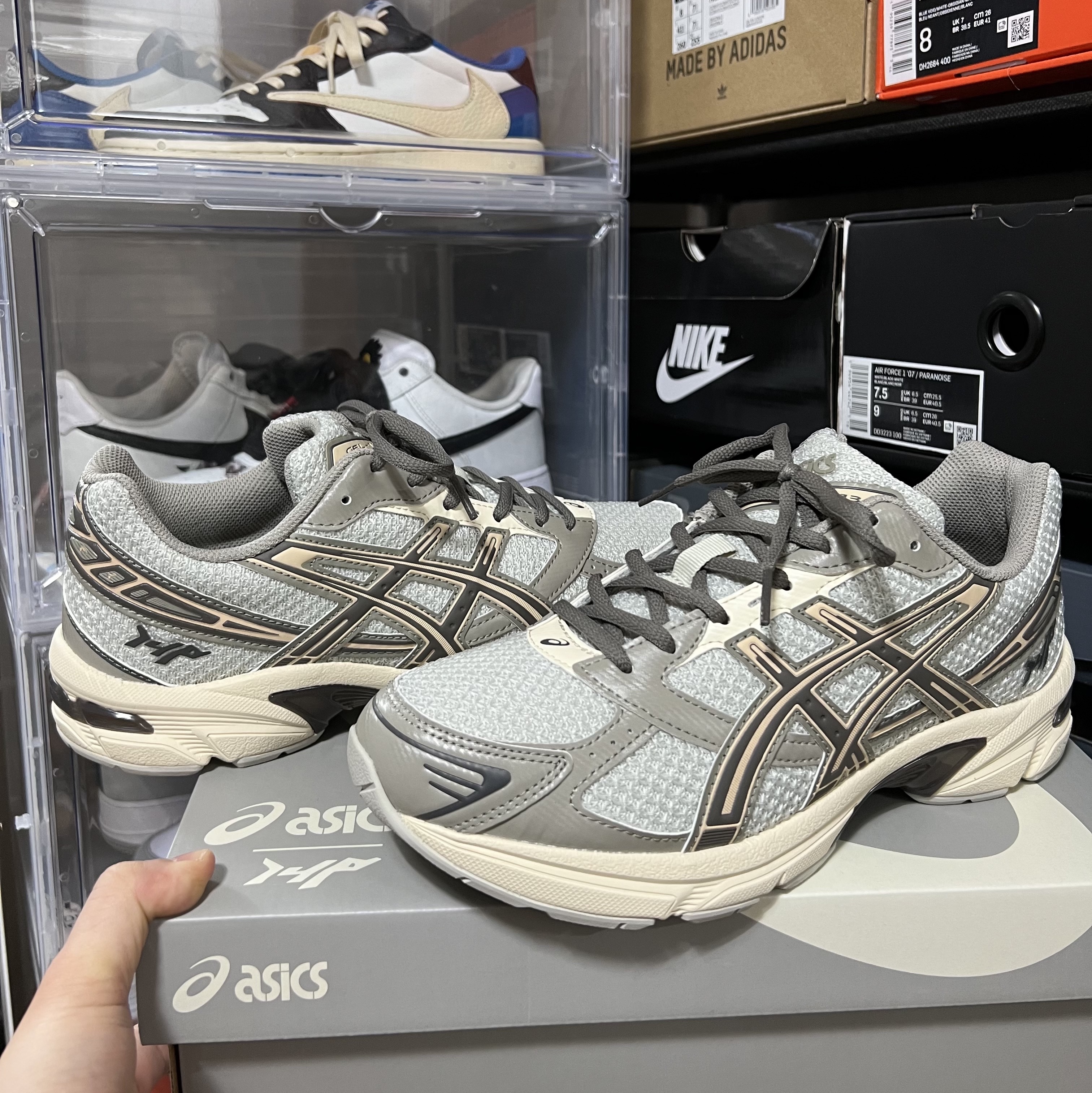 Asics x I4P Gel-1130 Glacier Grey Mink 착용 스타일 - 2