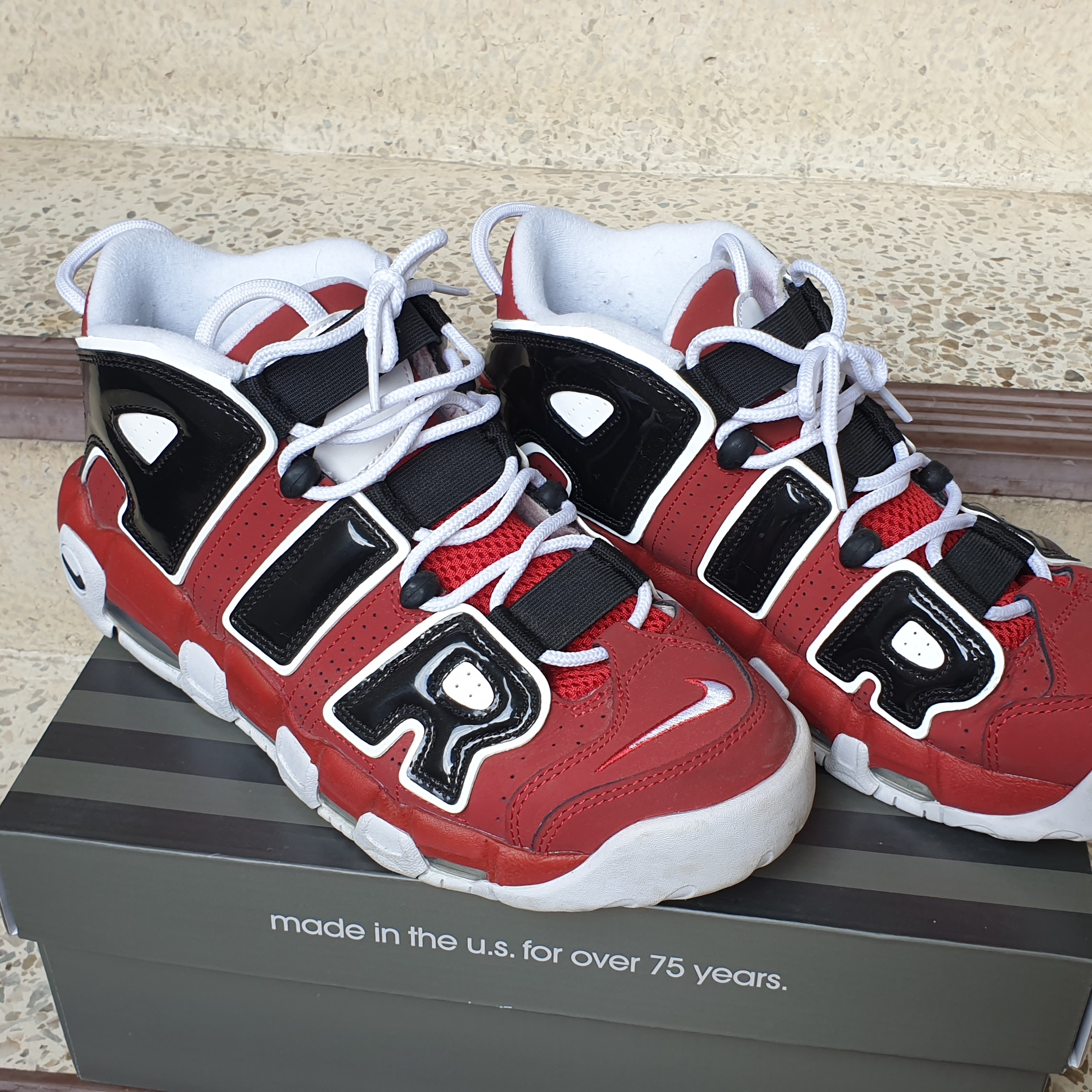 Nike Air More Uptempo 96 Bulls 2021 착용 스타일