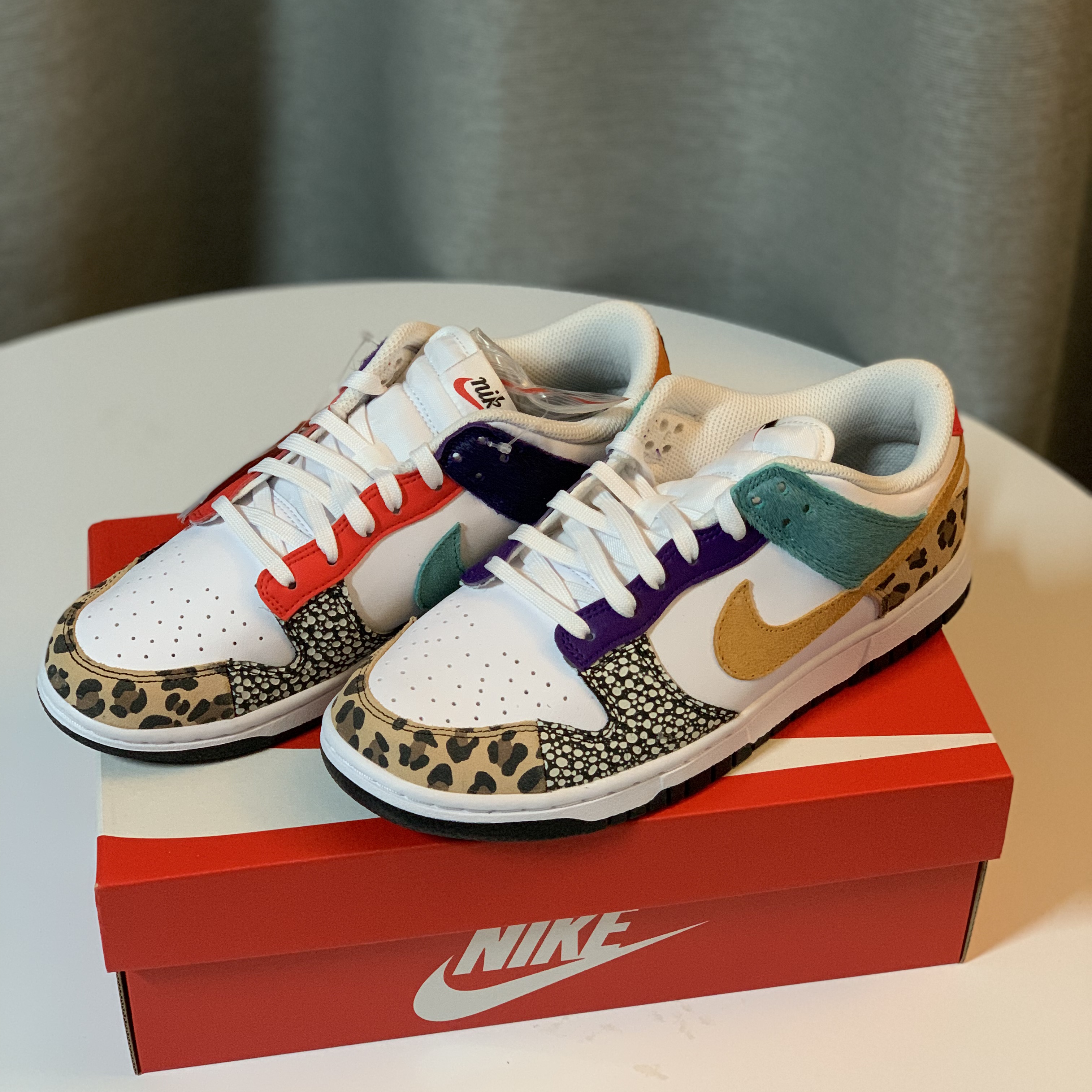 (W) Nike Dunk Low SE Patchwork 착용 스타일 - 2