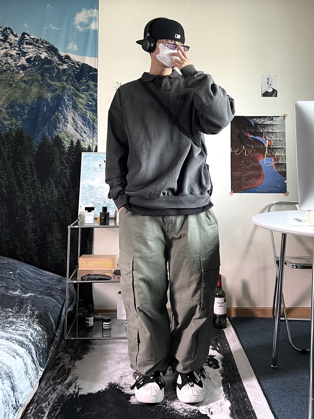 Y-3 Yohji Star White 착용 스타일 - 2