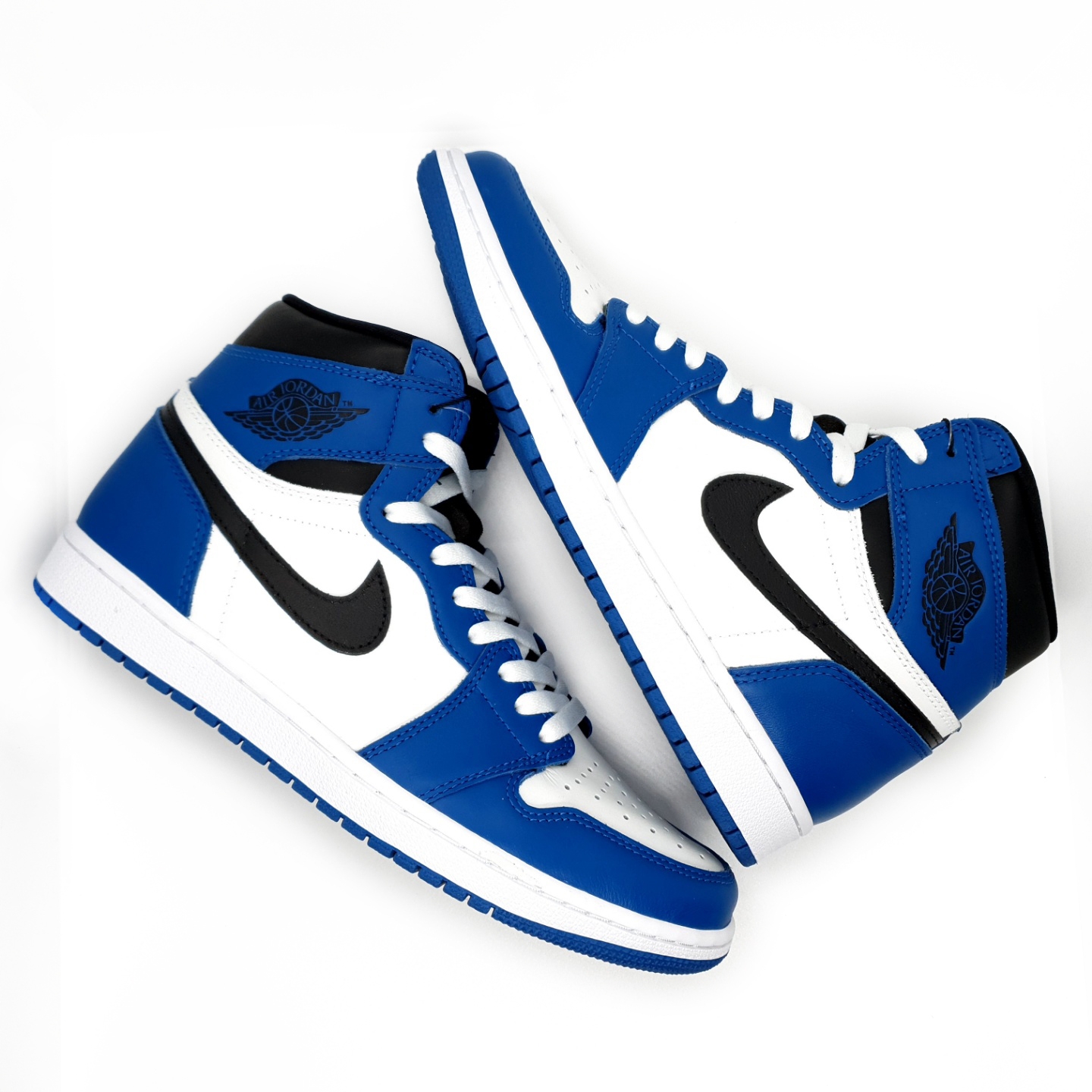 Jordan 1 Retro High OG Dark Marina Blue, Jordan 1 Retro High Game Royal 착용 스타일 - 1