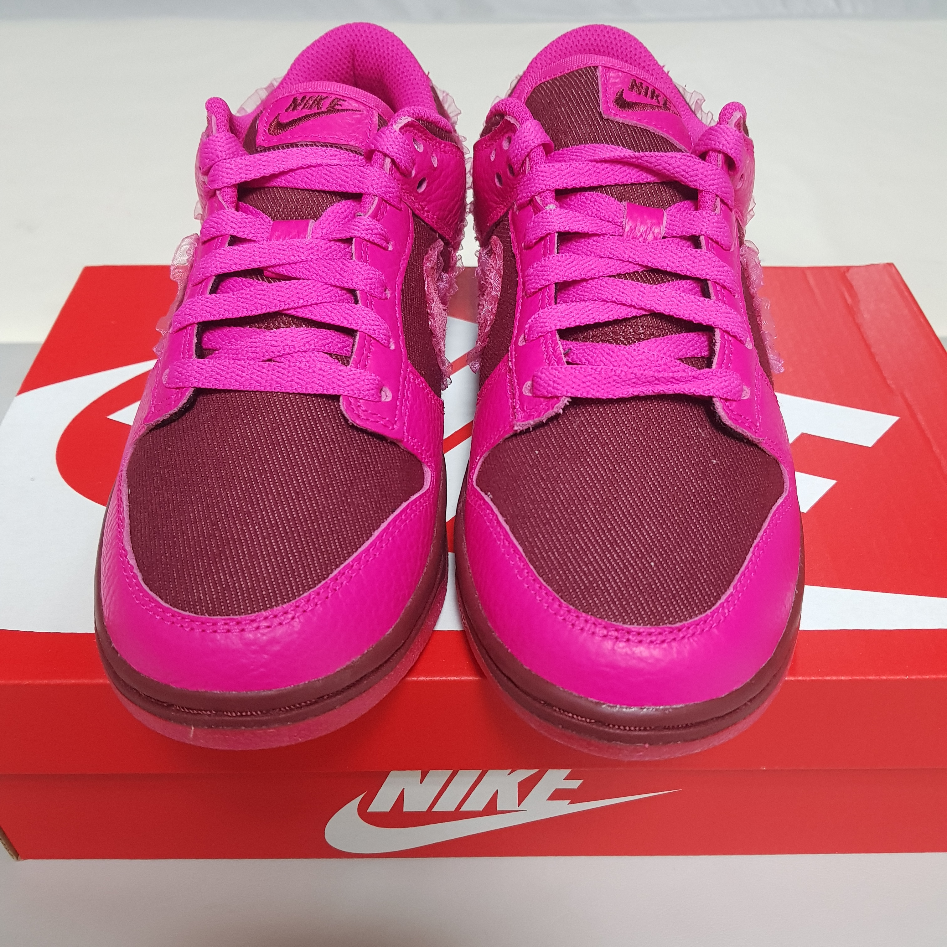 (W) Nike Dunk Low Prime Pink 착용 스타일 - 4