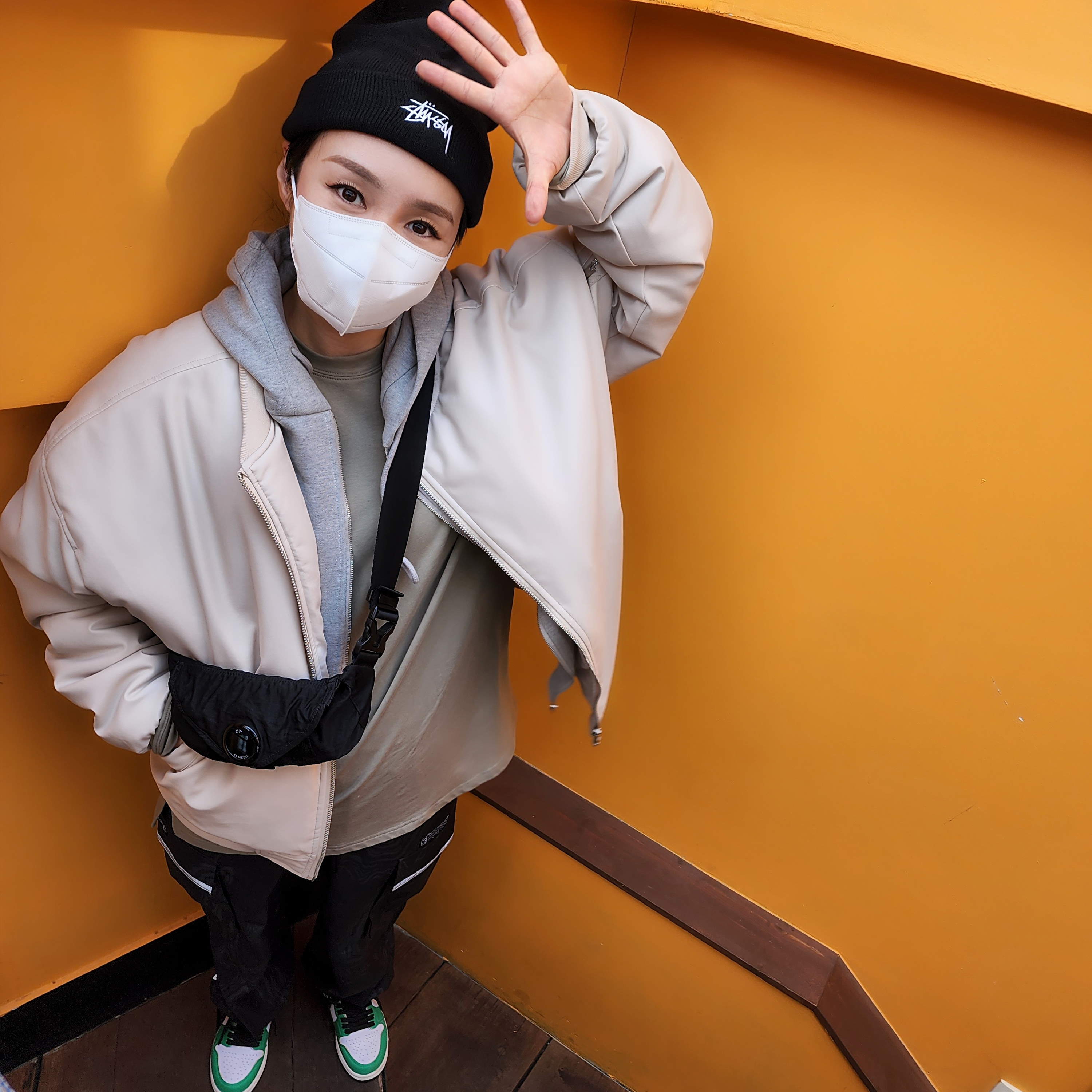 (W) Jordan 1 Retro High OG Lucky Green 착용 스타일
