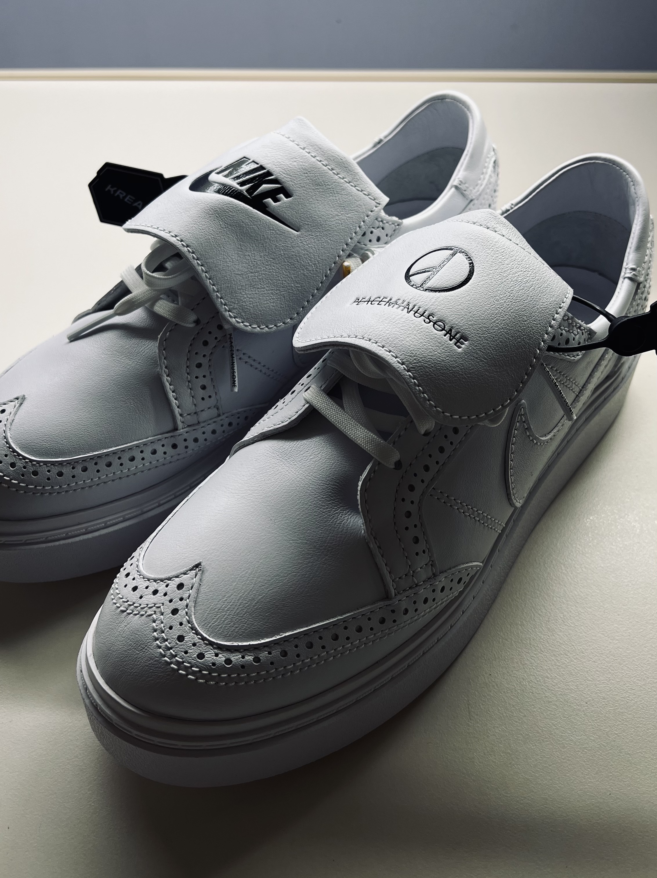Nike x Peaceminusone Kwondo1 White 착용 스타일