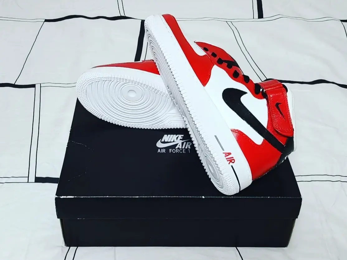 Nike Air Force 1 Mid '07 White 착용 스타일 - 4